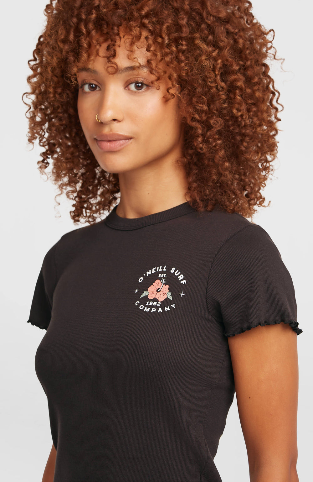 O'Neill Rib T-Shirt Women - Black Out