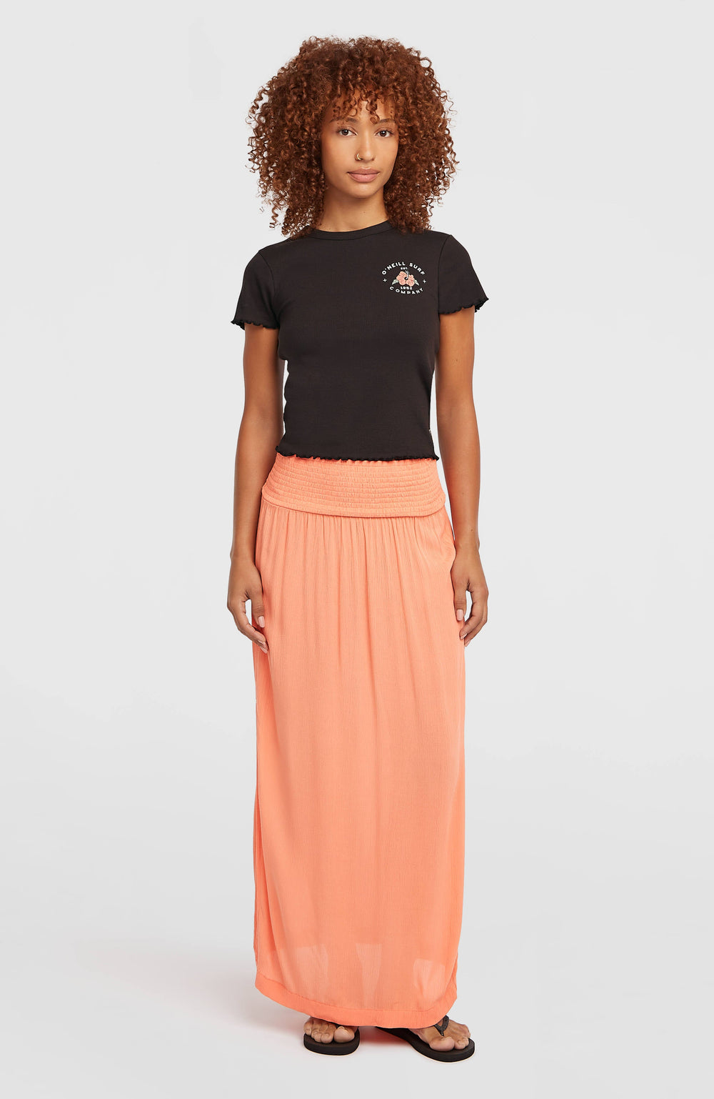 O'Neill Rib T-Shirt Women - Black Out