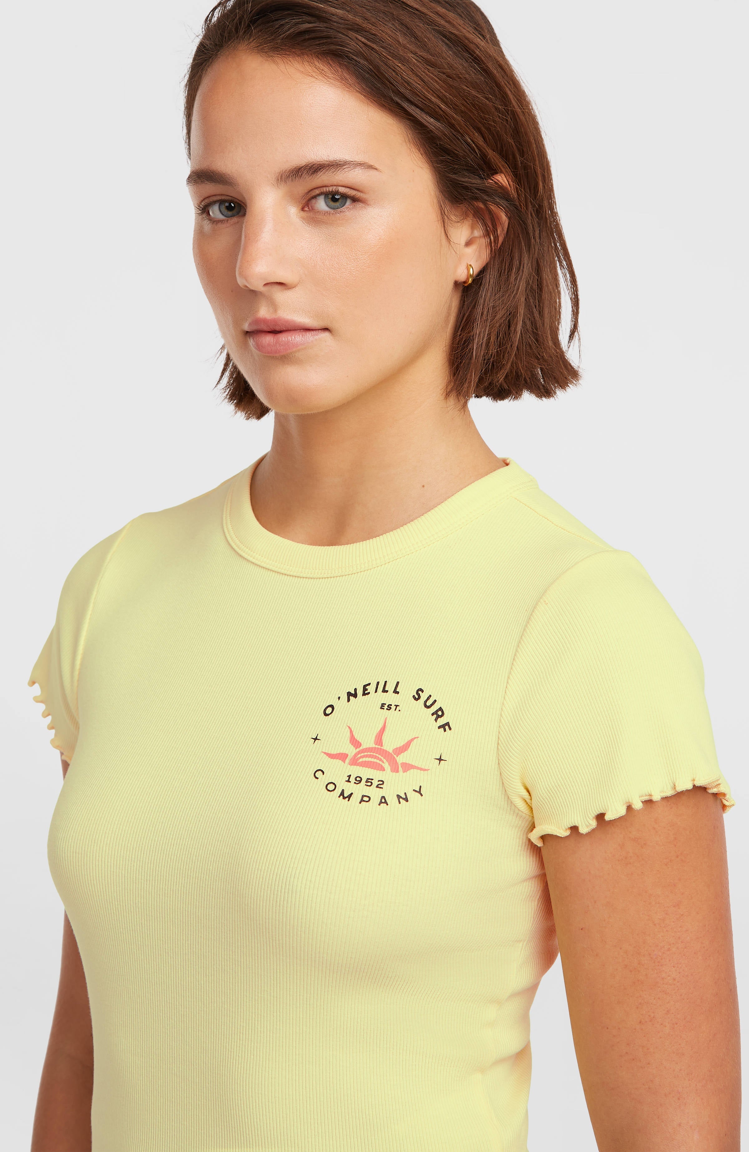 O'Neill Rib T-Shirt Women - Rainforest Dew
