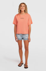 O’Neill Boxy Back Print T-Shirt Women - Funky Peach