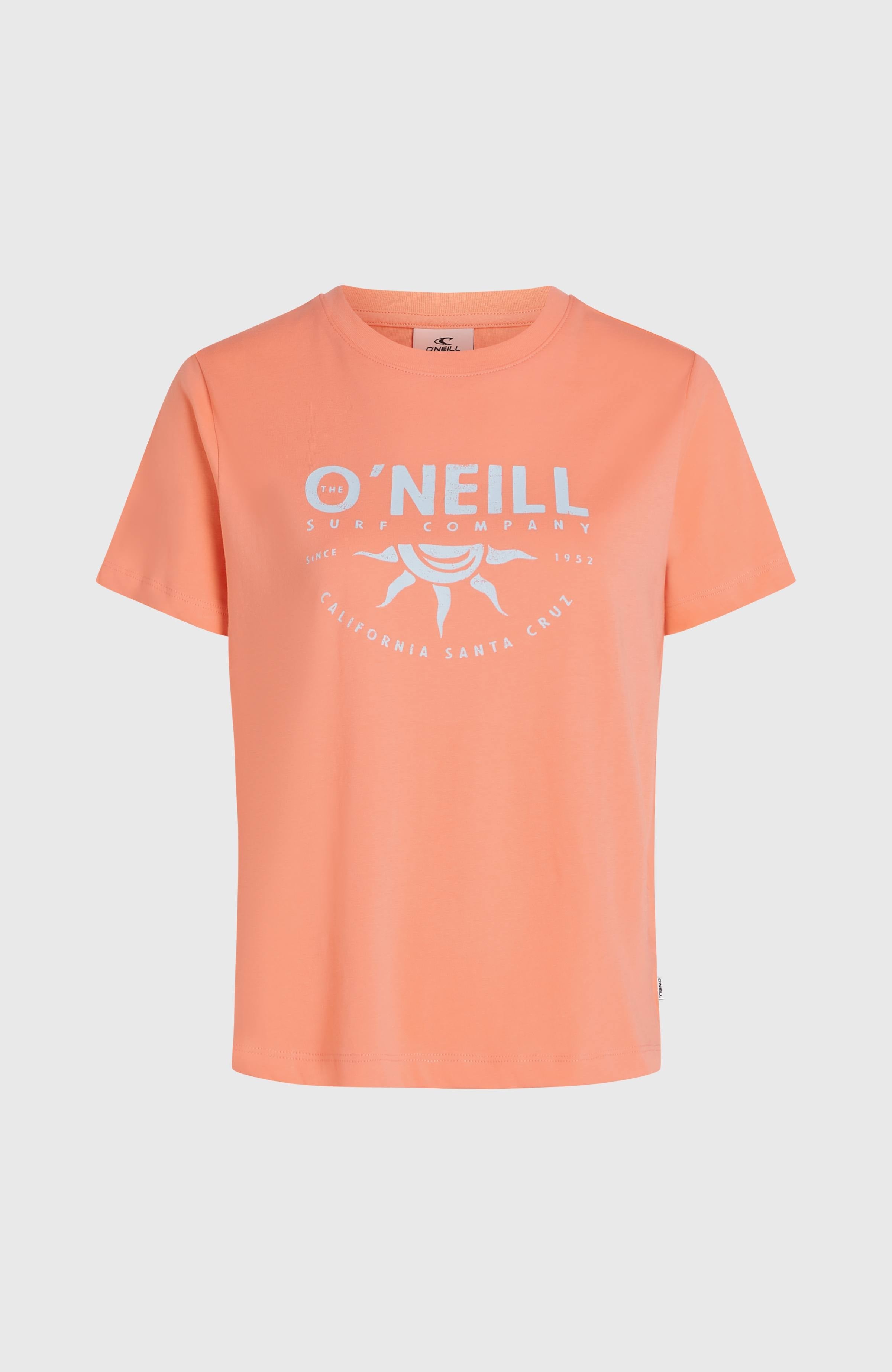 Front Print T-Shirt Women - Funky Peach