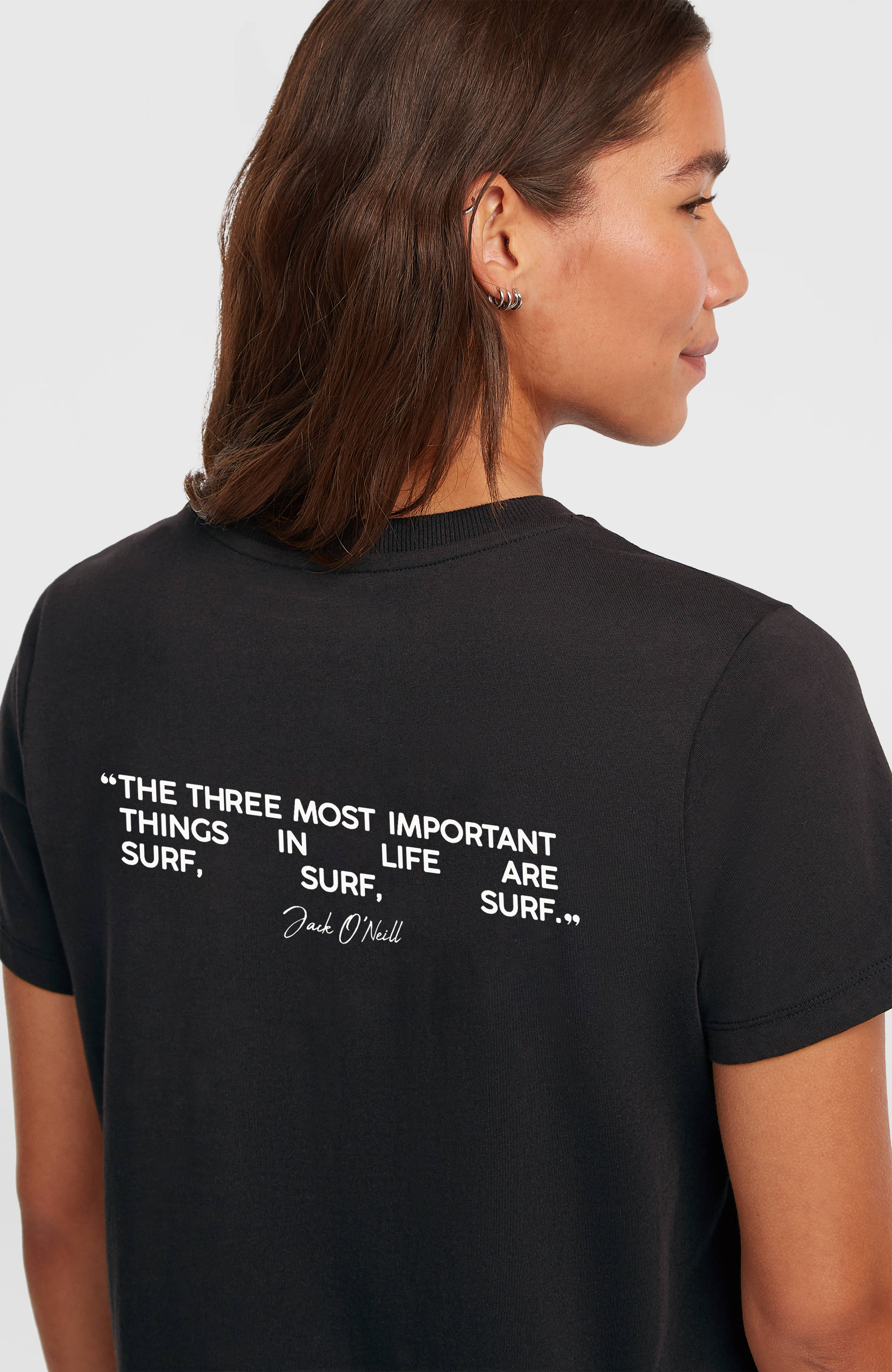 O'Neill Polygiene Cotton Graphic T-Shirt Women - Black Out