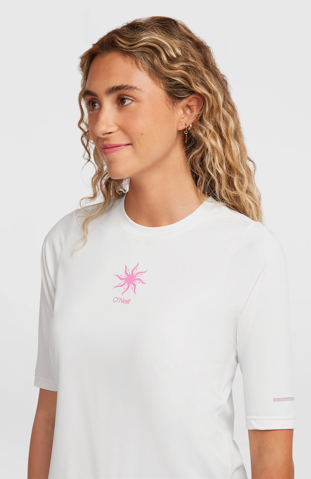 O'Neill Hybrid Polygiene UPF 50+ T-Shirt Women - Snow White