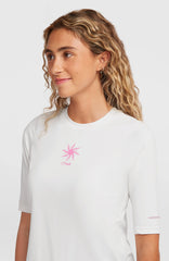 O'Neill Hybrid Polygiene UPF 50+ T-Shirt Women - Snow White