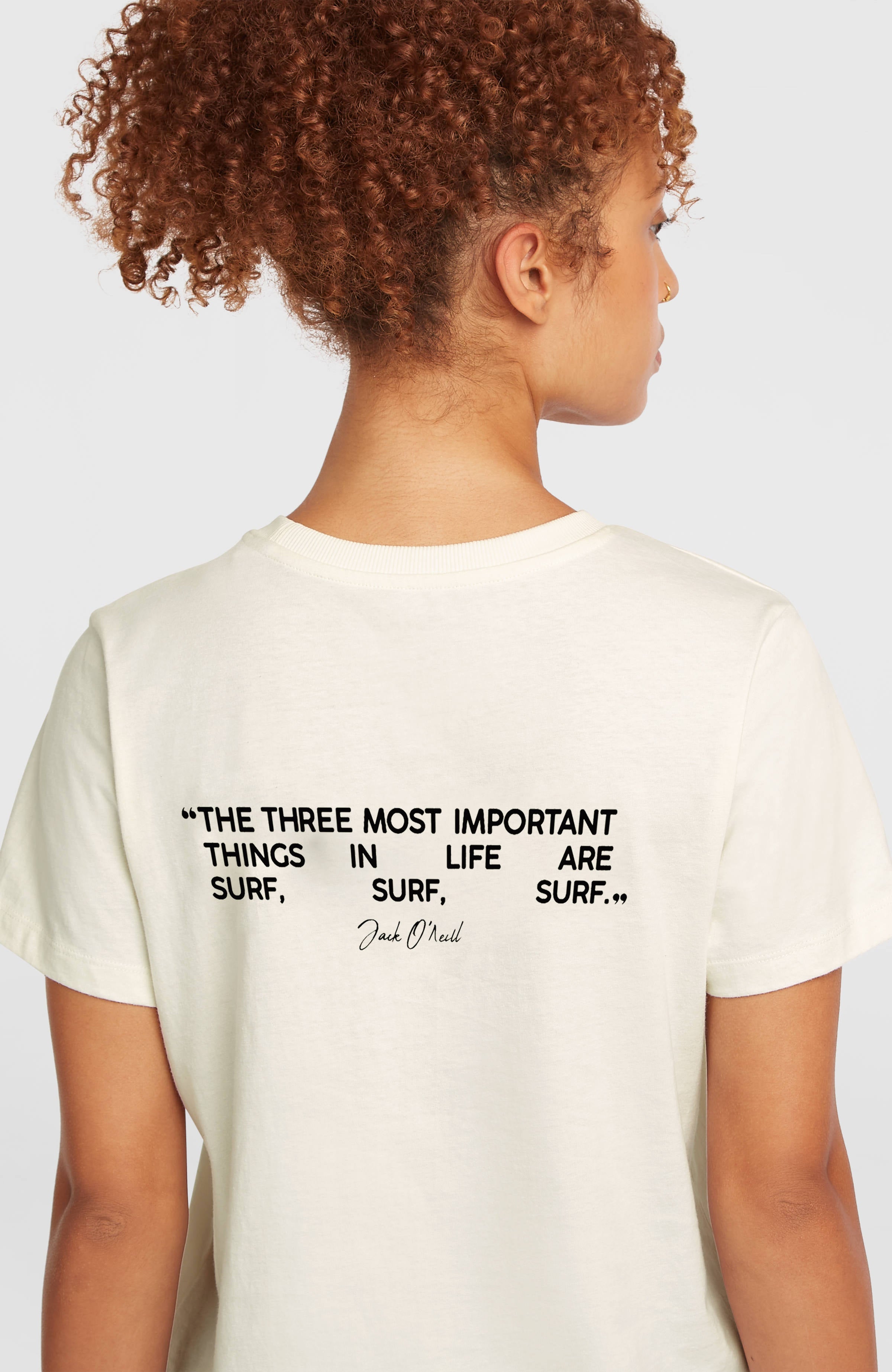 O'Neill Polygiene Cotton Graphic T-Shirt Women - Snow White