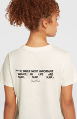 O'Neill Polygiene Cotton Graphic T-Shirt Women - Snow White