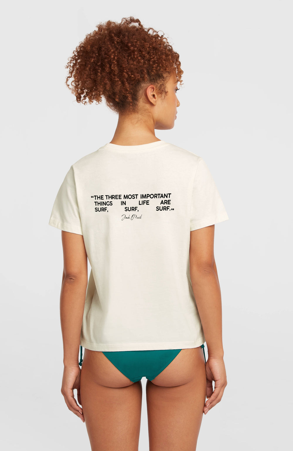 O'Neill Polygiene Cotton Graphic T-Shirt Women - Snow White