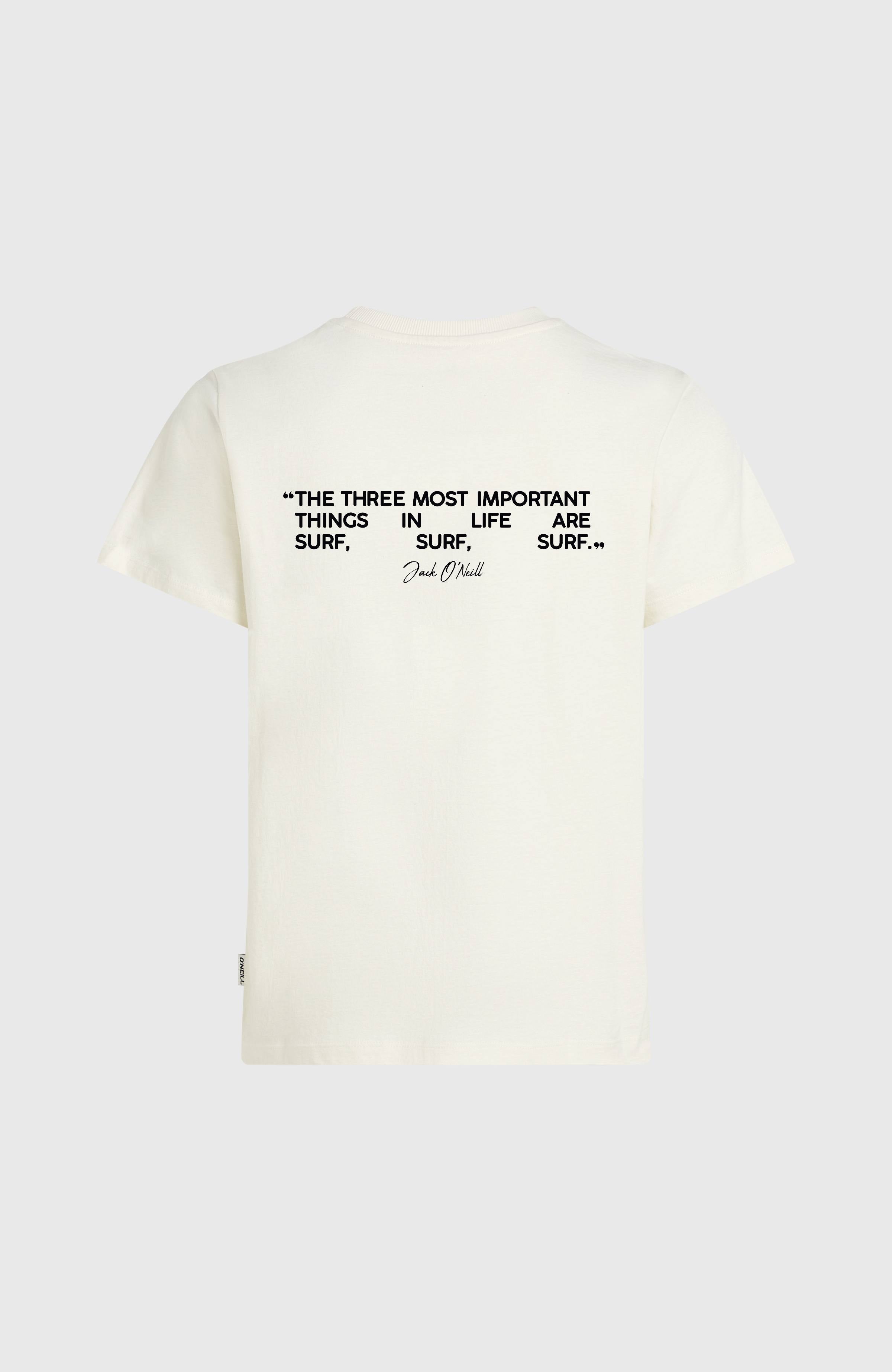 O'Neill Polygiene Cotton Graphic T-Shirt Women - Snow White