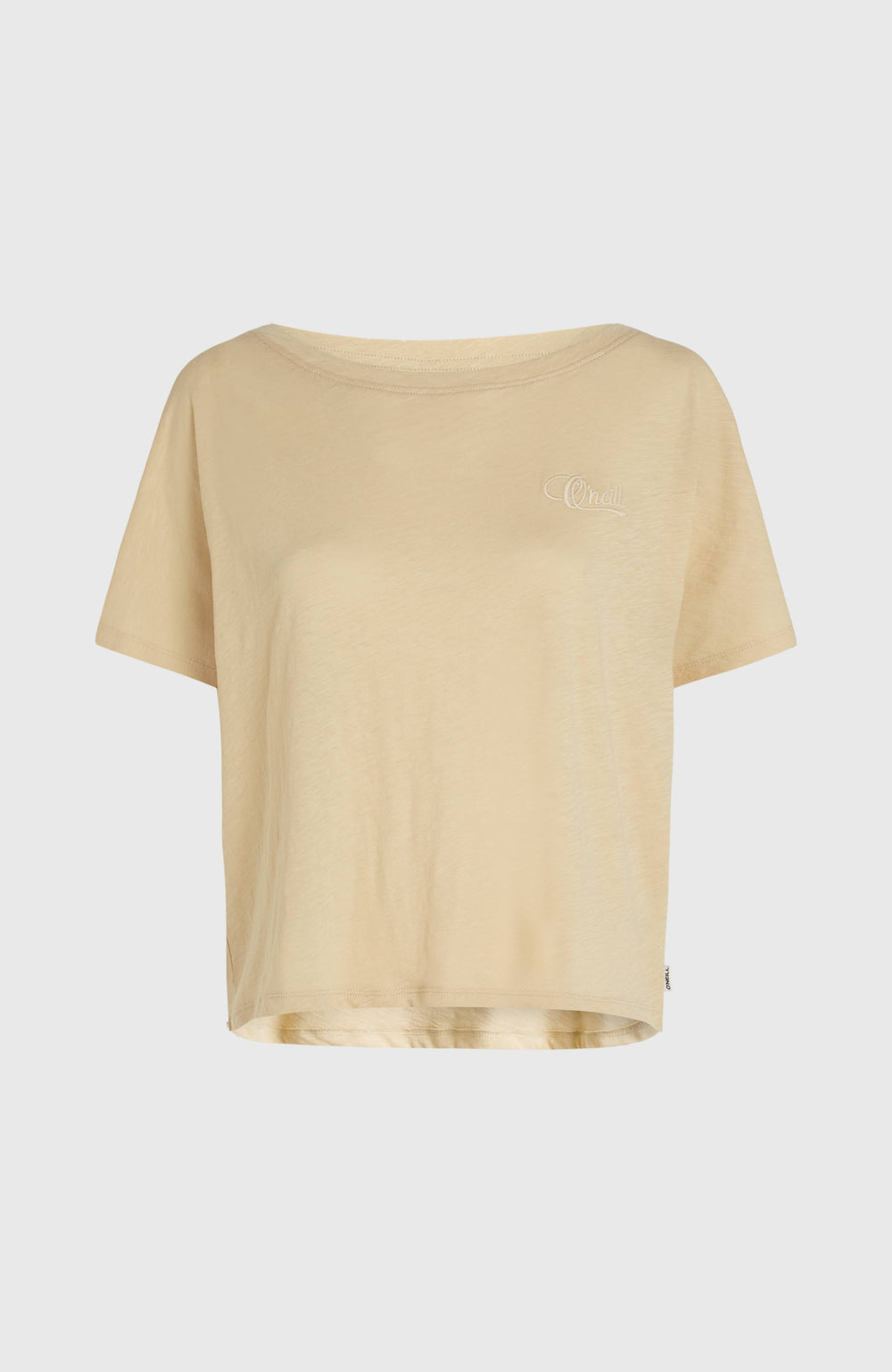 Essentials O'Neill Script Scoop Neck T-Shirt Women - Cocoa Sand