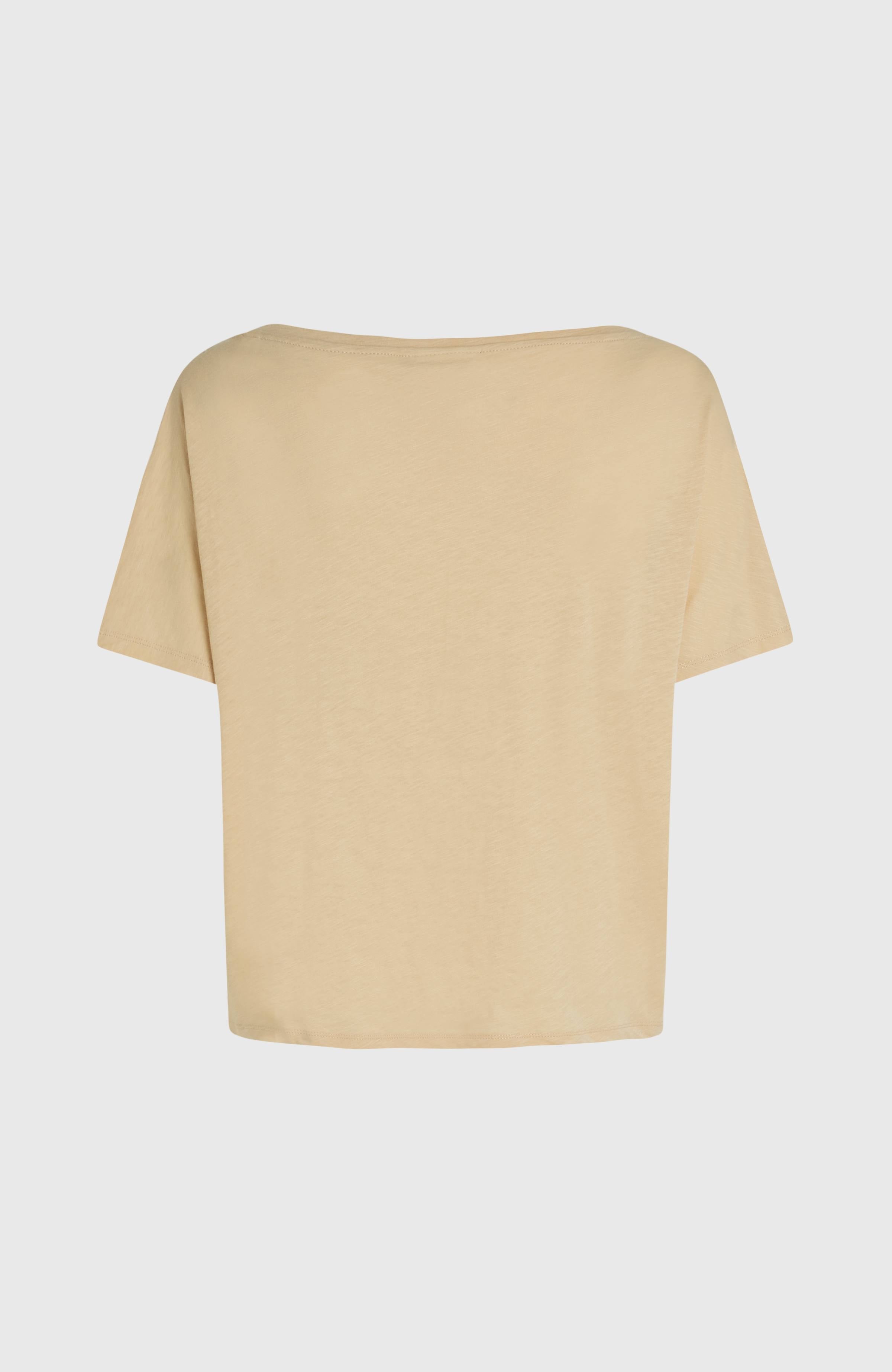 Essentials O'Neill Script Scoop Neck T-Shirt Women - Cocoa Sand