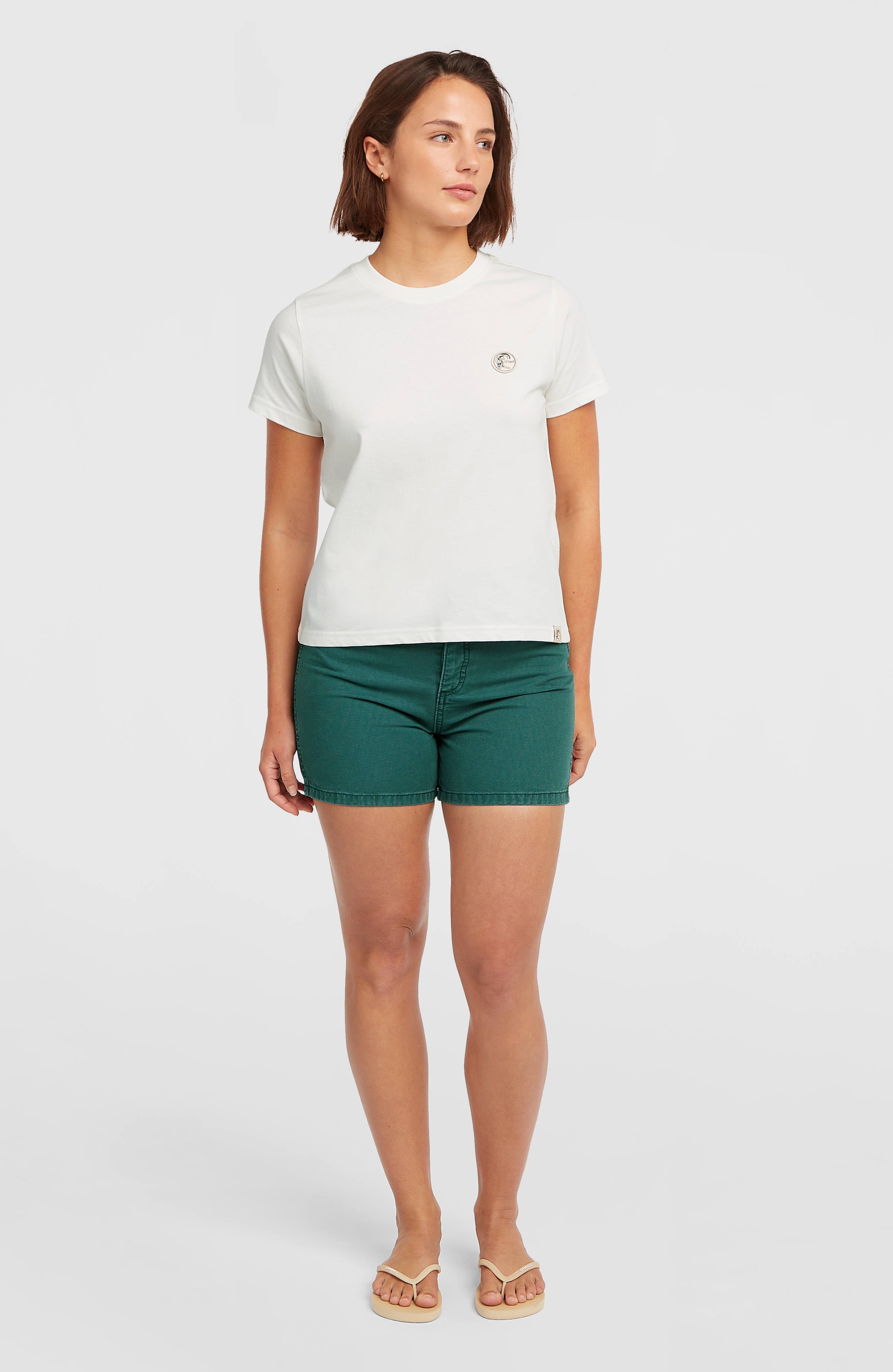 O'Riginals Badge T-Shirt Women - Snow White