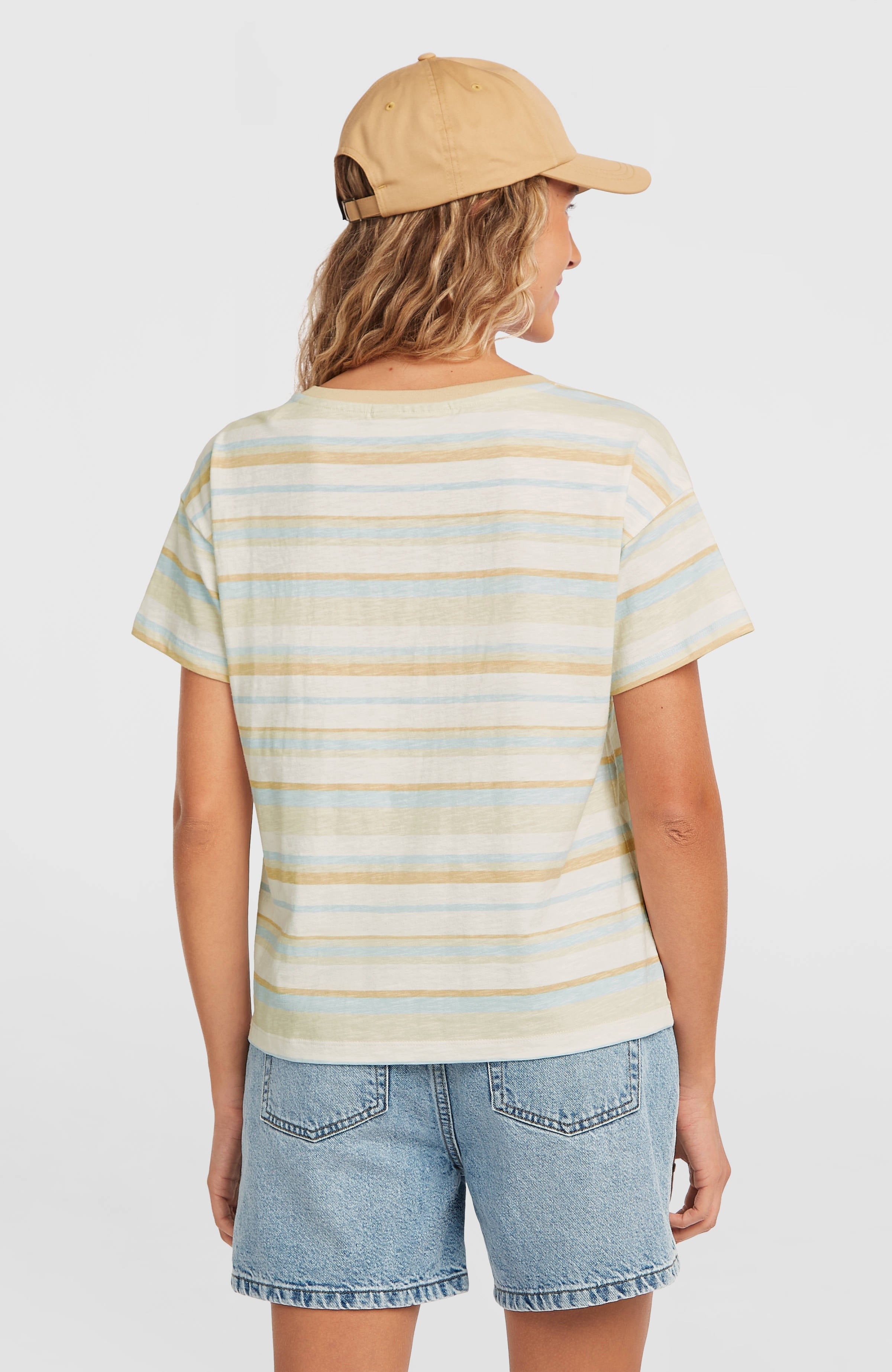 O'Riginals Boxy Stripe T-Shirt Women - Blue Originals tee stripe