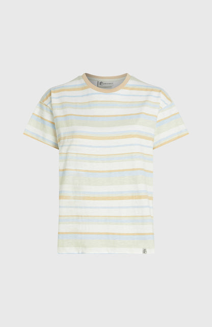 O'Riginals Boxy Stripe T-Shirt Women - Blue Originals tee stripe