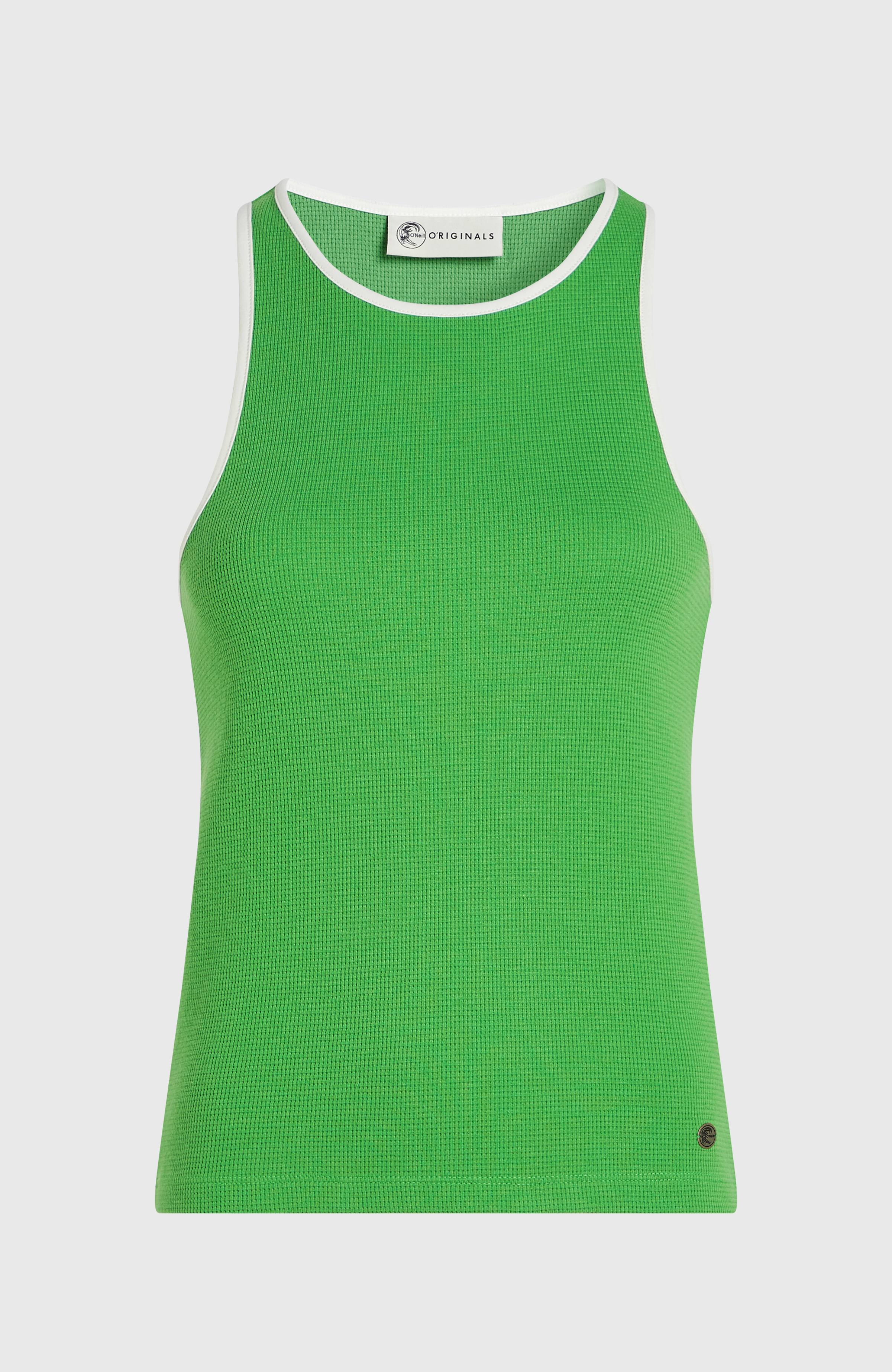 O'Riginals Waffle Tank Top Women - Grass