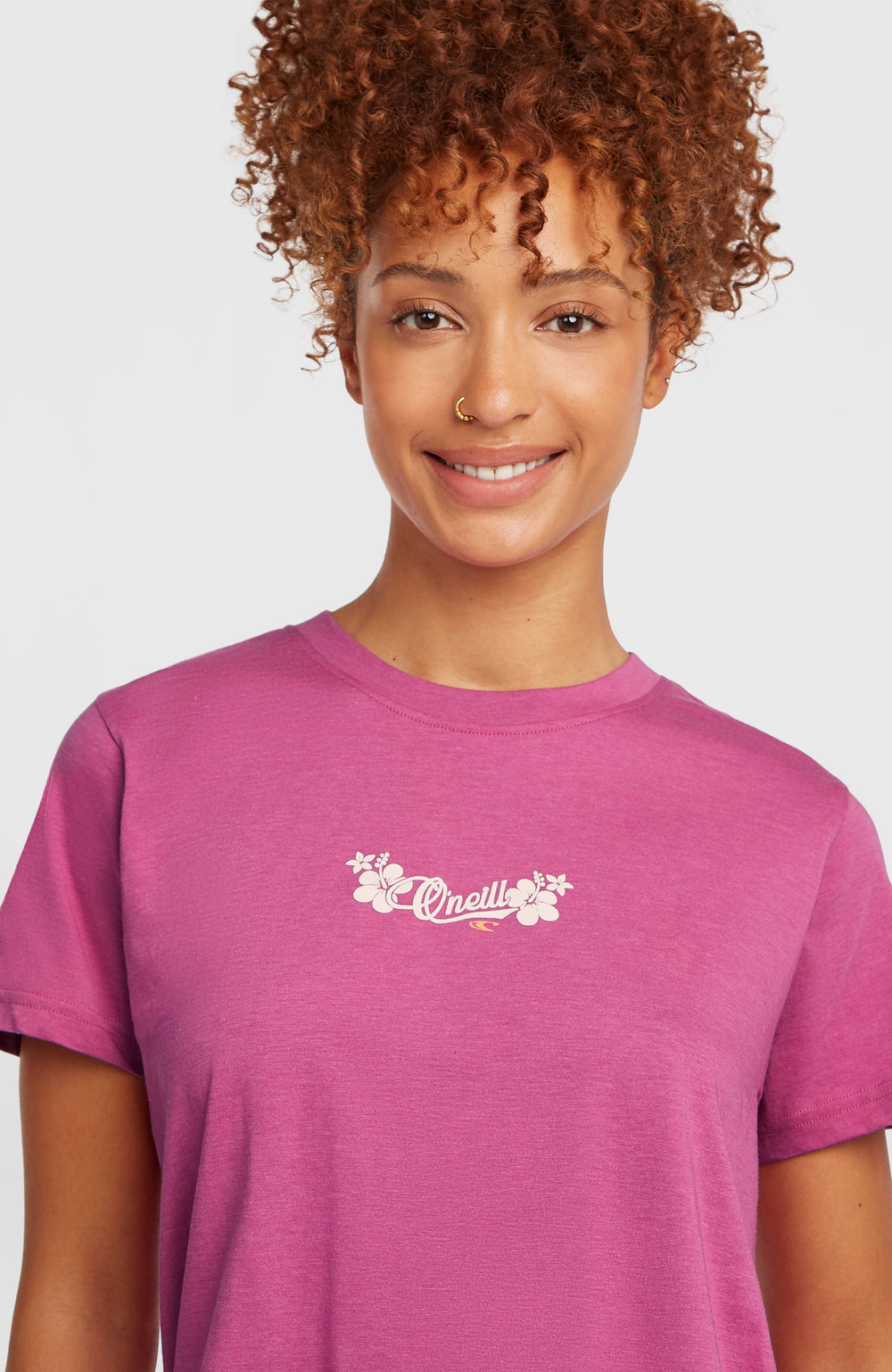 Essentials Script T-Shirt Women - Electric Fuschia
