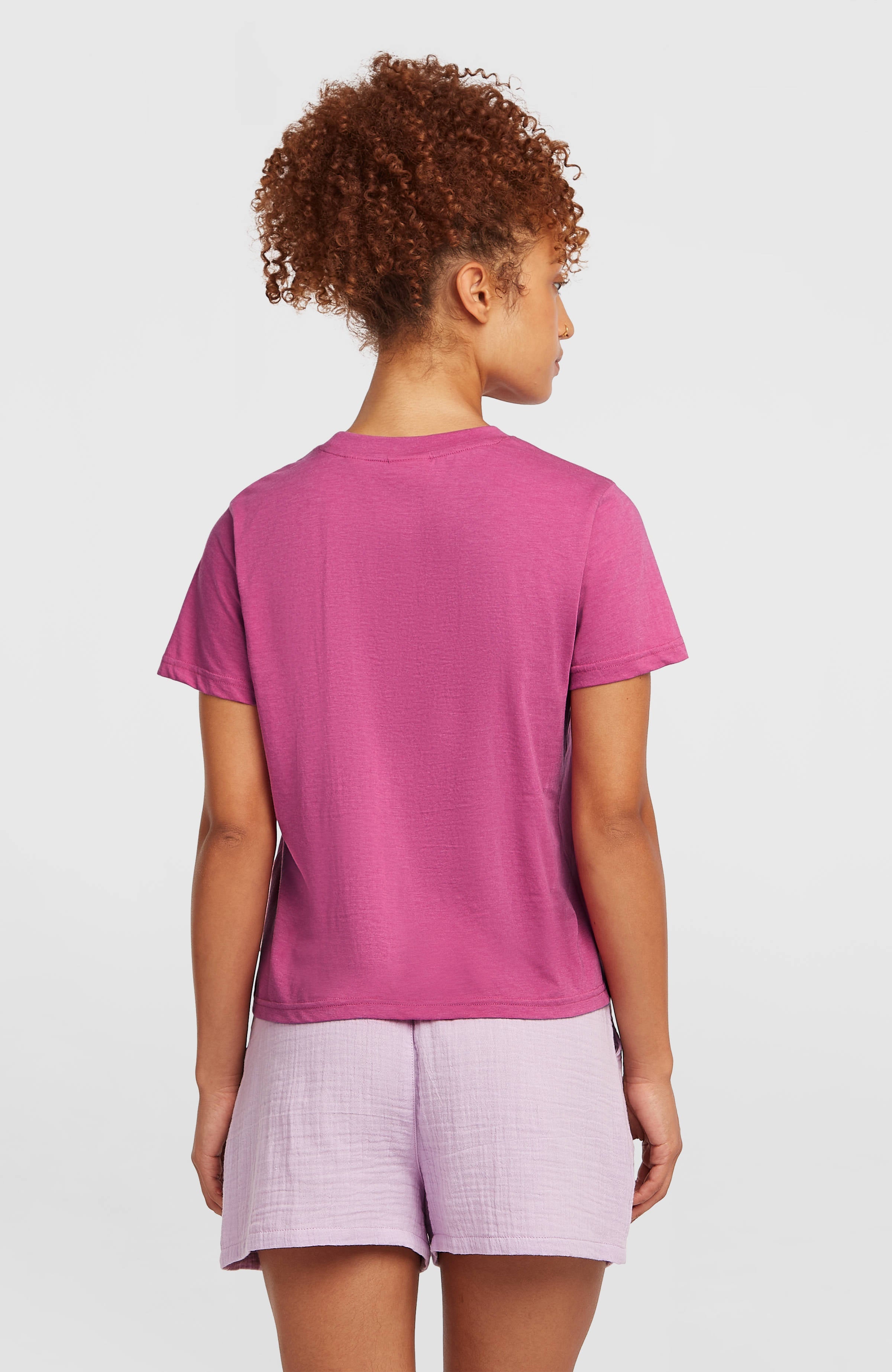 Essentials Script T-Shirt Women - Electric Fuschia