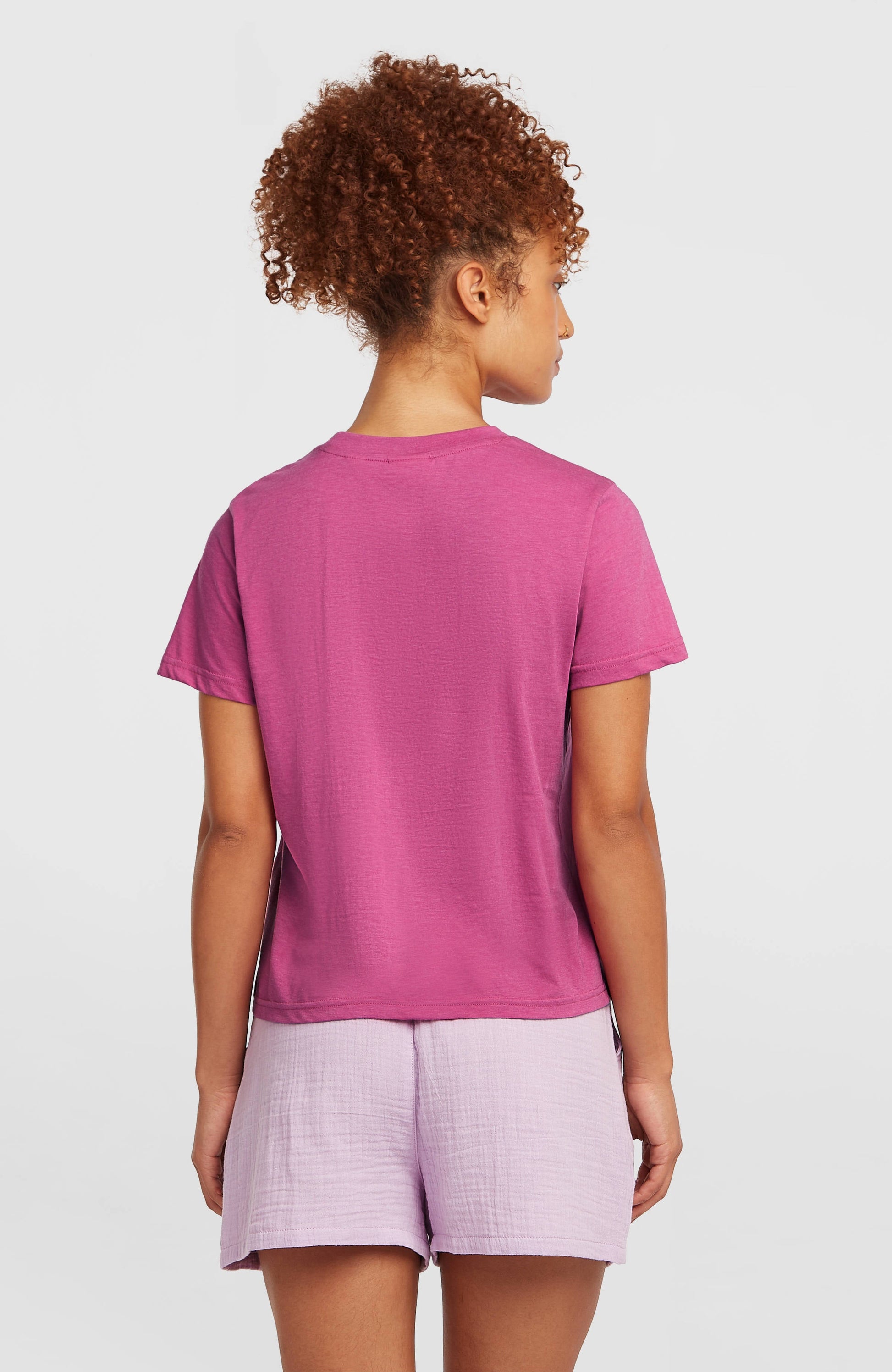 Essentials Script T-Shirt Women - Electric Fuschia