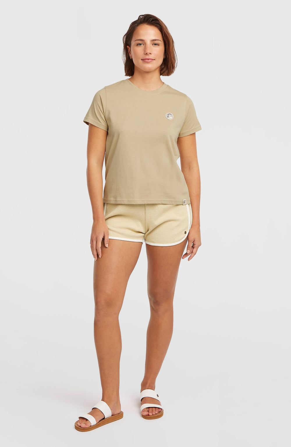 O'Riginals Badge T-Shirt Women - Cocoa Sand