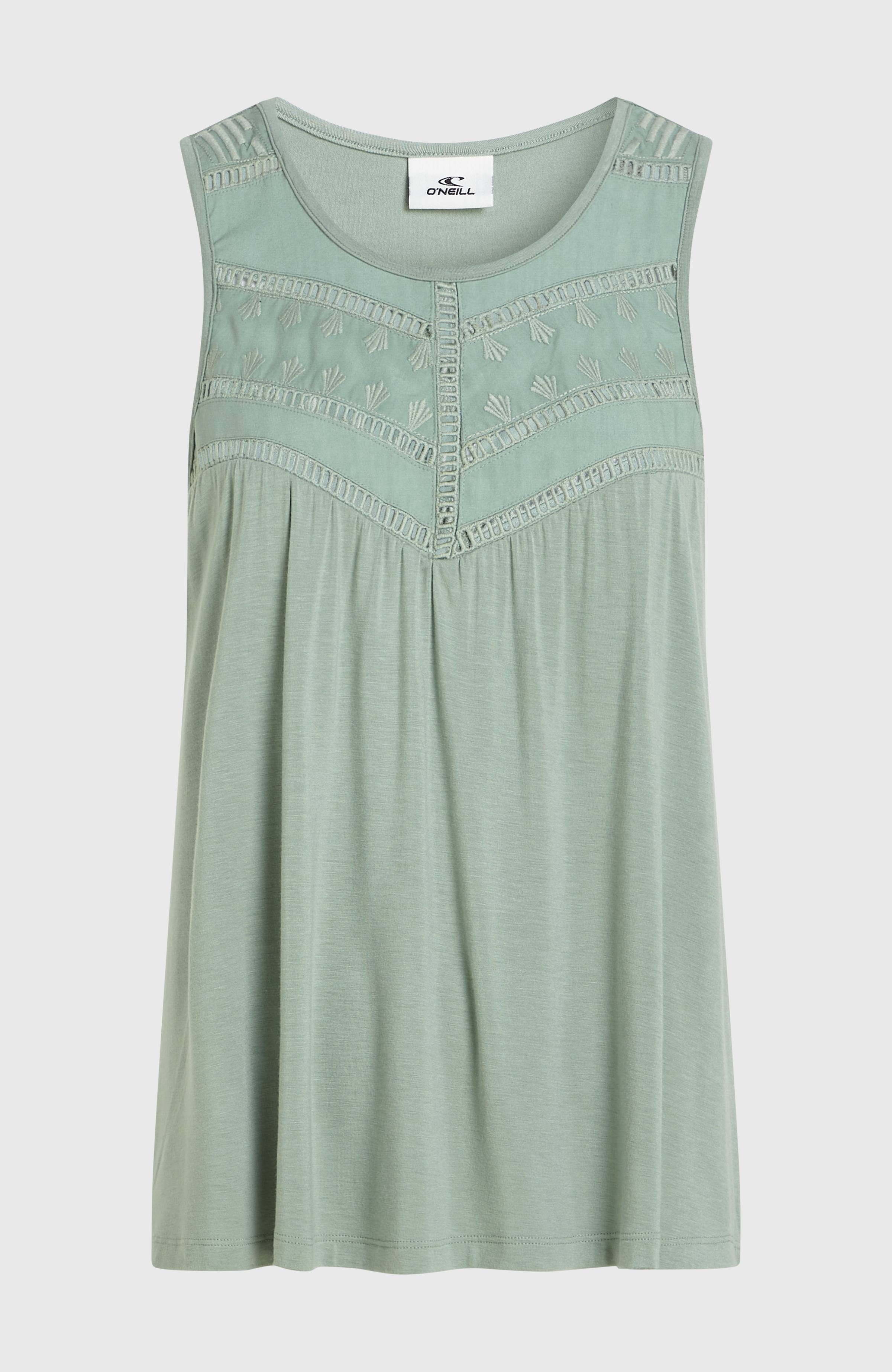 Essentials Tokeena Embroidery Tank Women - Marble Arch