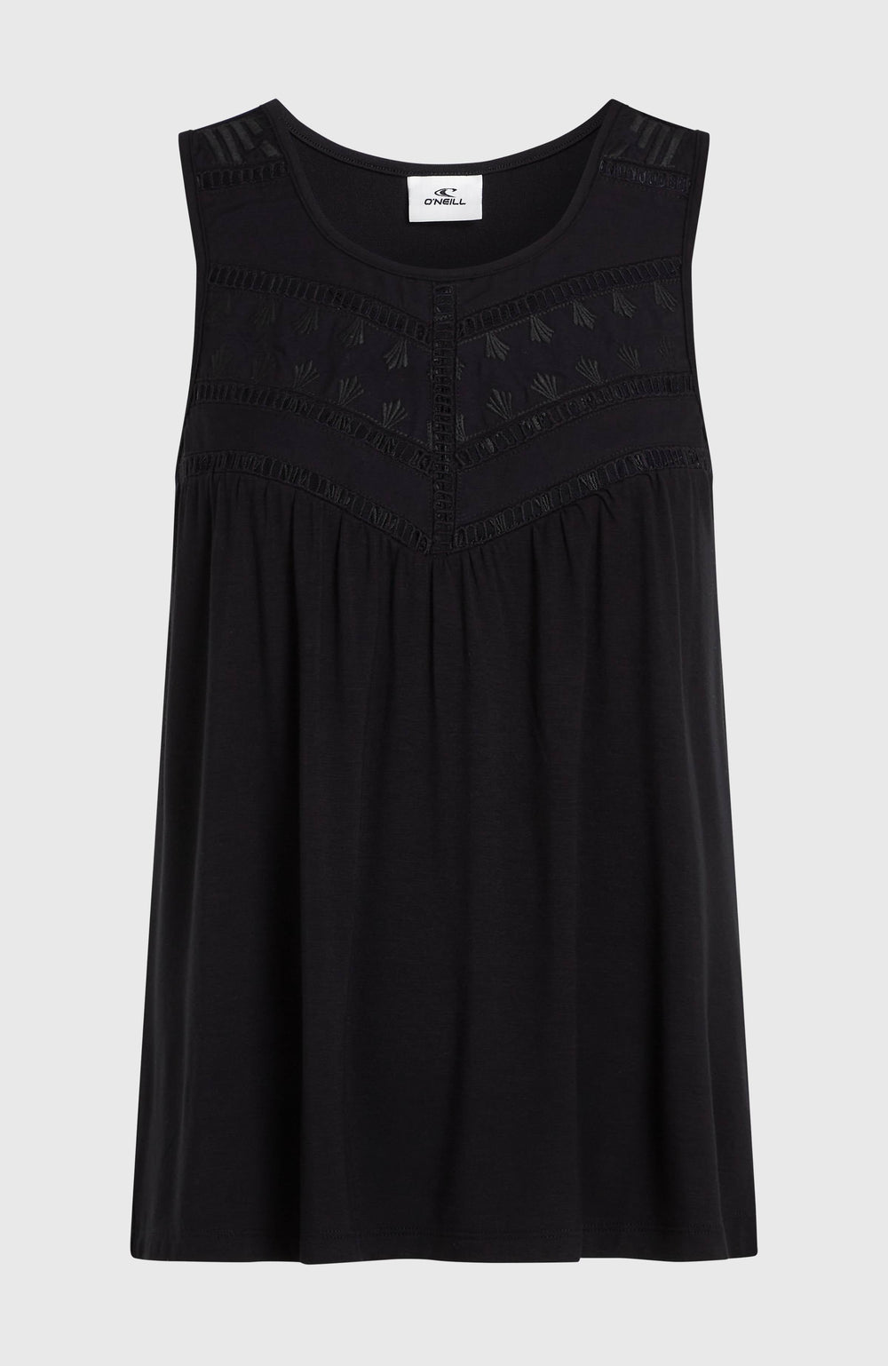 Essentials Tokeena Embroidery Tank Women - Black Out