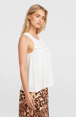 Essentials Tokeena Embroidery Tank Women - Snow White