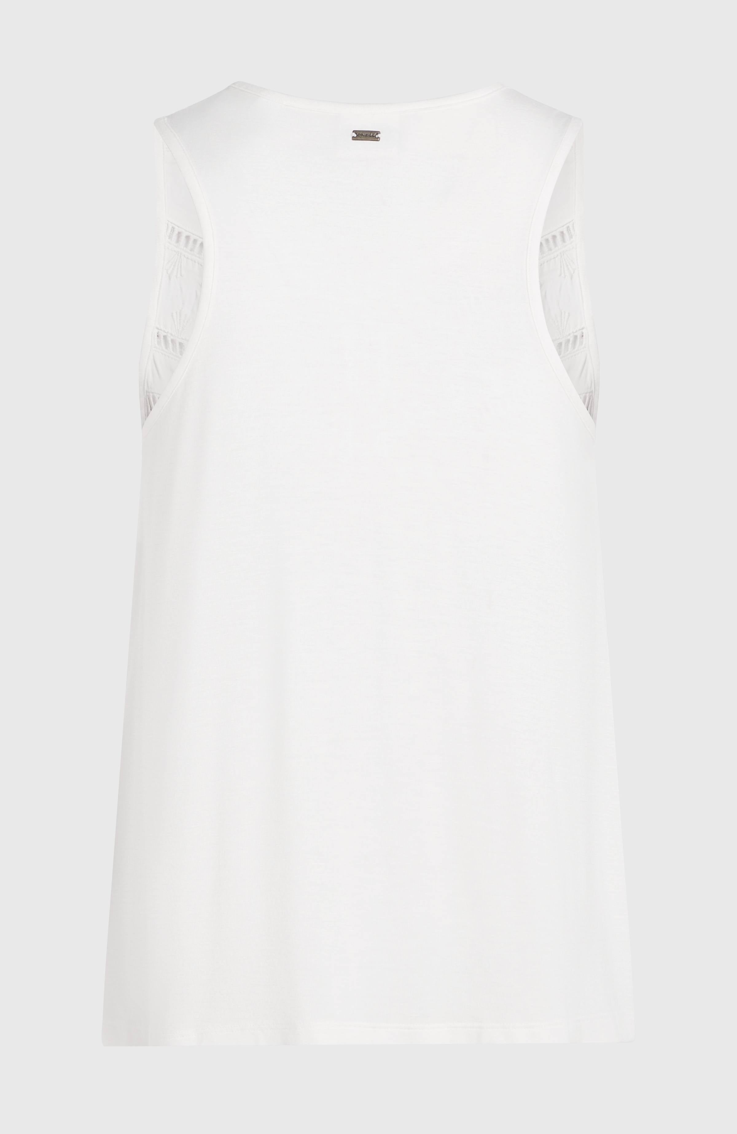 Essentials Tokeena Embroidery Tank Women - Snow White