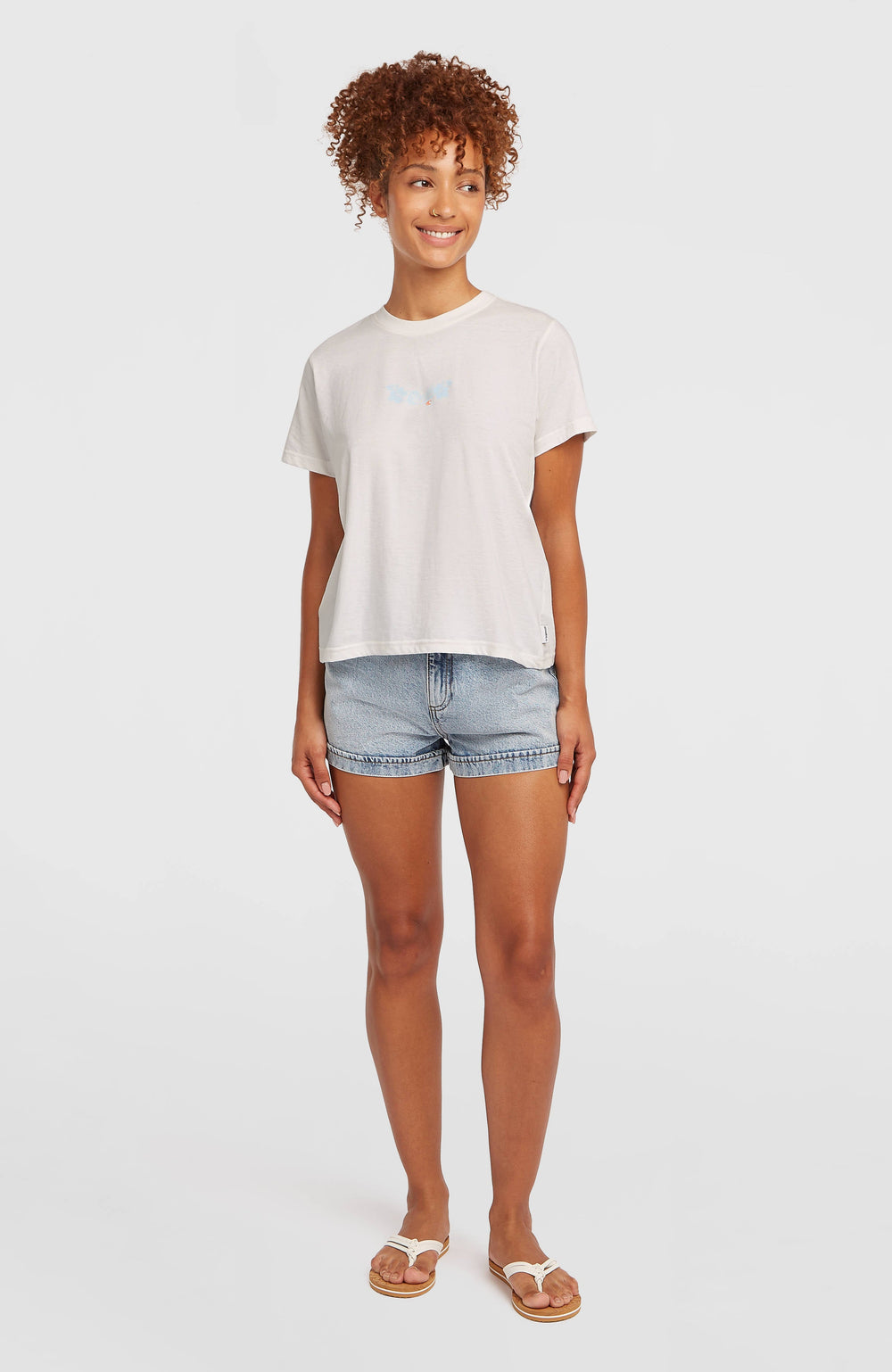 Essentials Script T-Shirt Women - Snow White