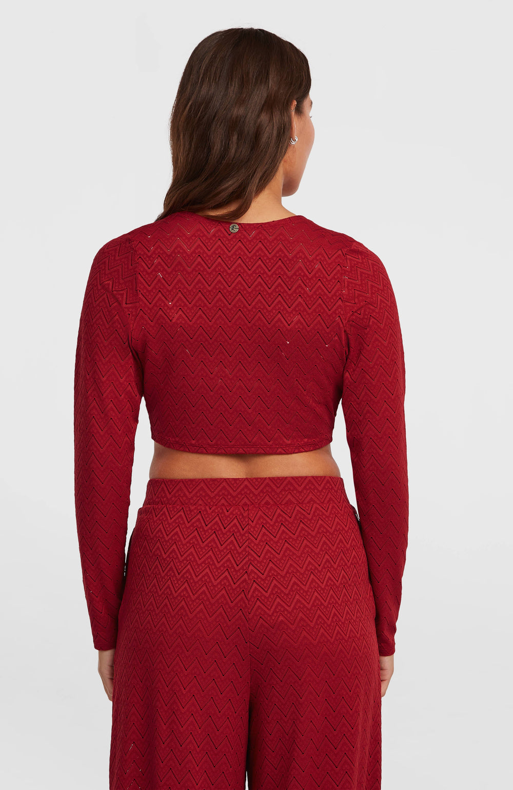 O'Riginals Knotted Long-Sleeve T-Shirt Women - Midnight Poppy