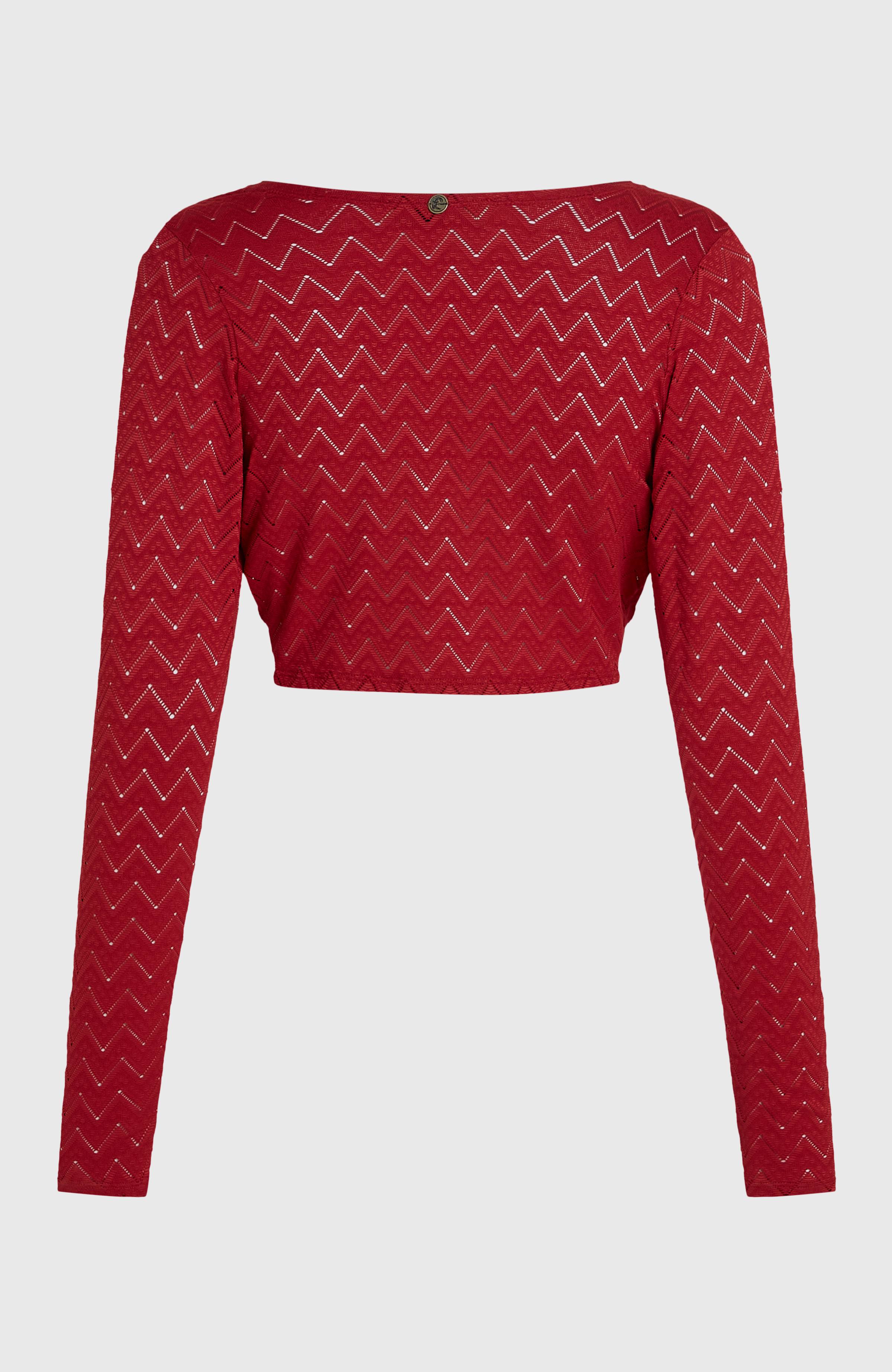 O'Riginals Knotted Long-Sleeve T-Shirt Women - Midnight Poppy