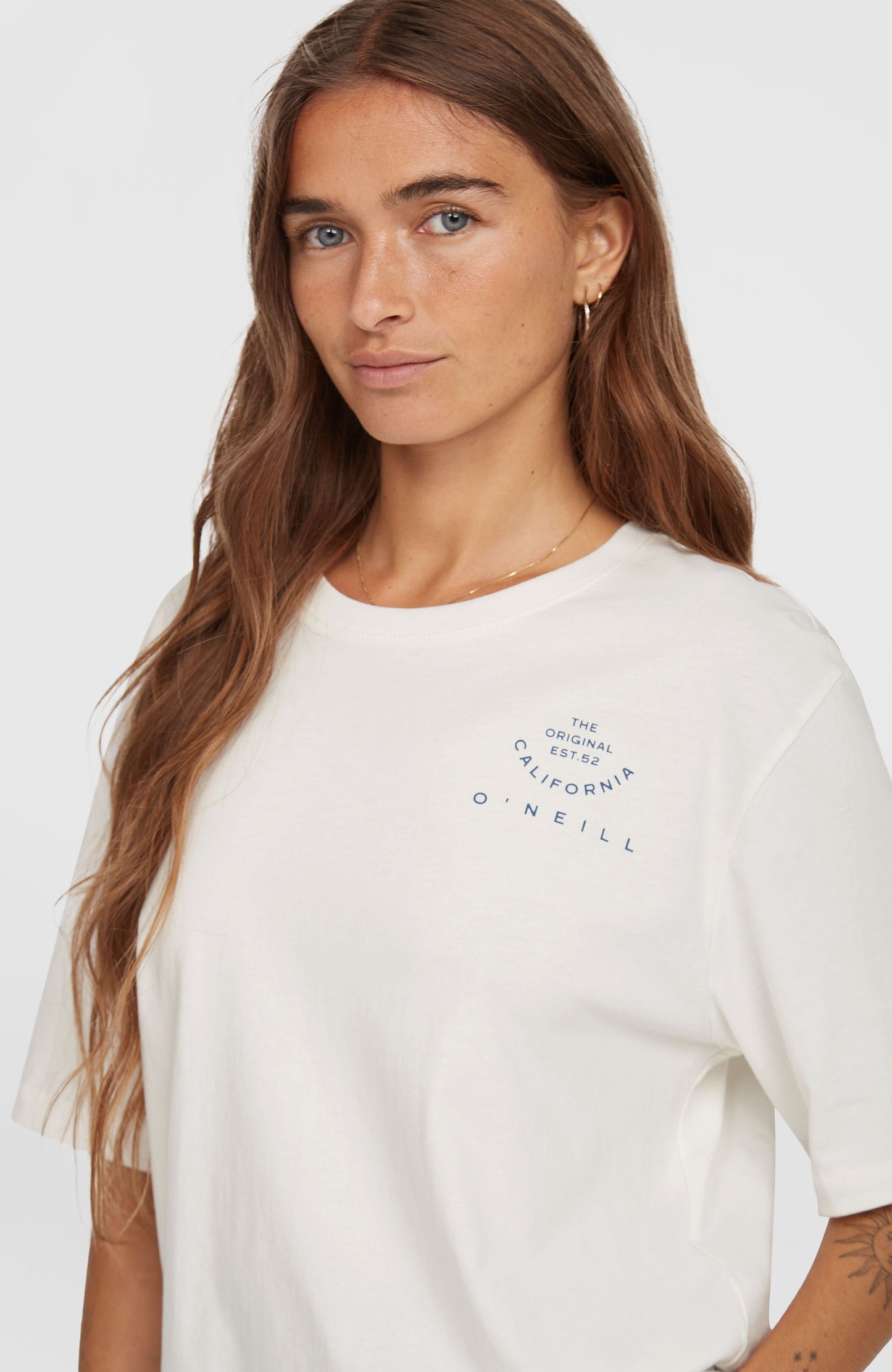 Summer Musthaves Back Print T-Shirt Women - Snow White