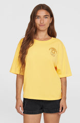 Summer Musthaves Back Print T-Shirt Women - Tender Buttercup