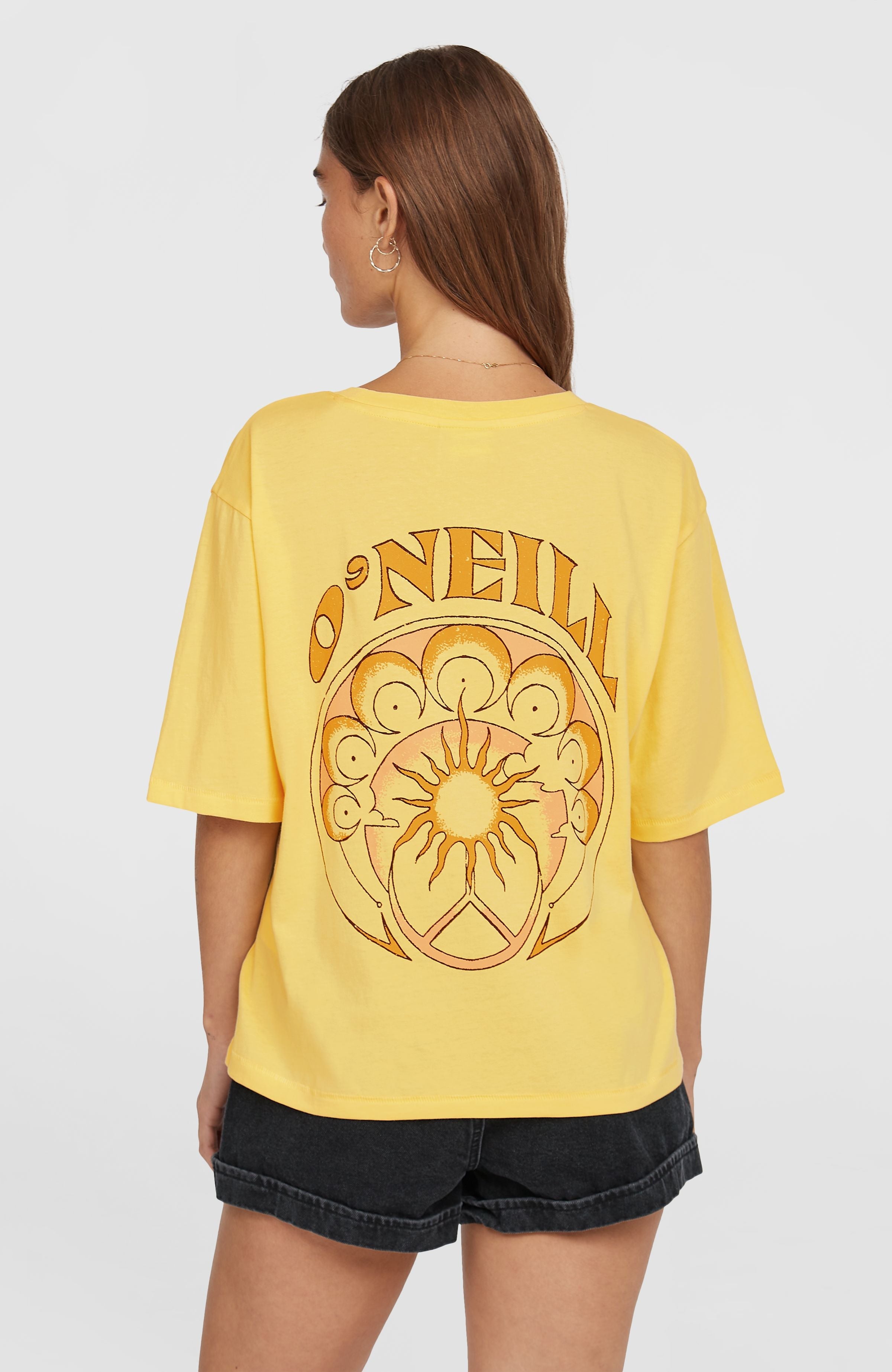 Summer Musthaves Back Print T-Shirt Women - Tender Buttercup