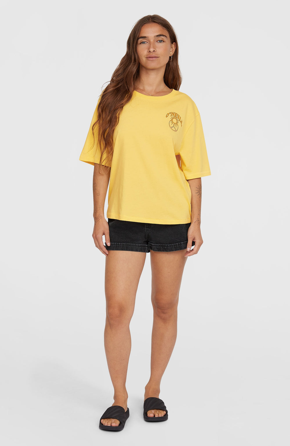 Summer Musthaves Back Print T-Shirt Women - Tender Buttercup
