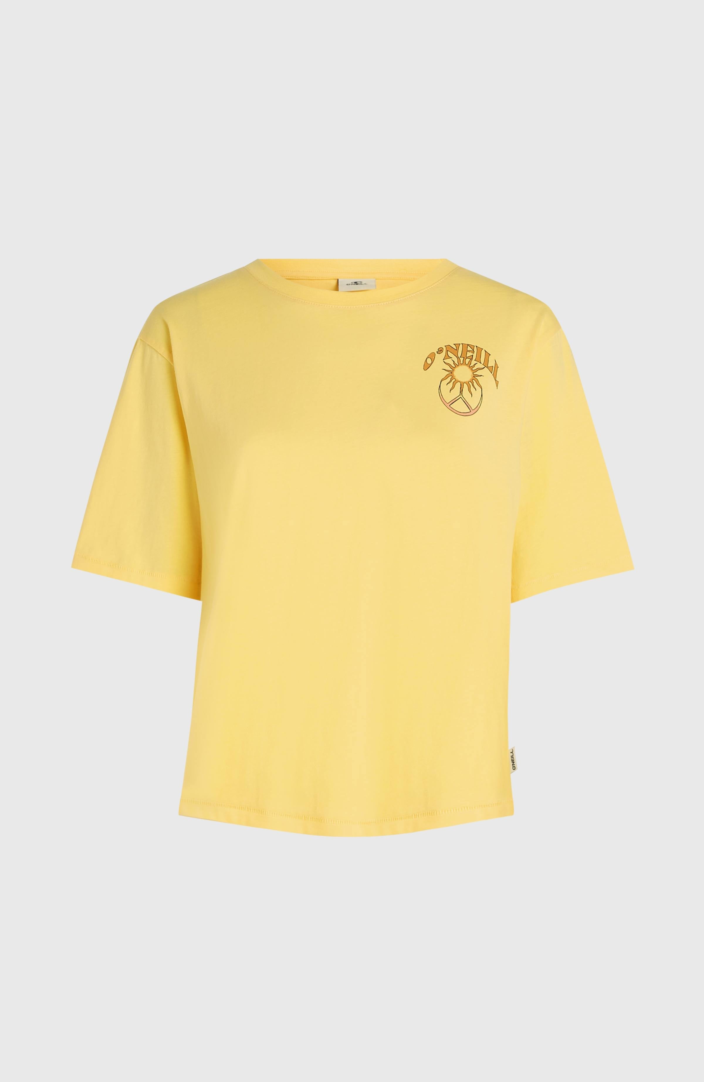 Summer Musthaves Back Print T-Shirt Women - Tender Buttercup