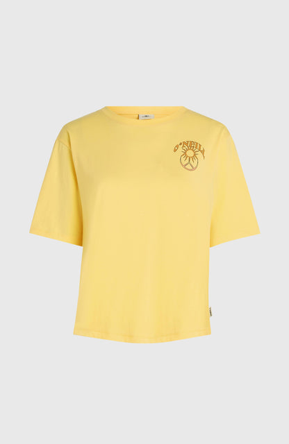 Summer Musthaves Back Print T-Shirt Women - Tender Buttercup