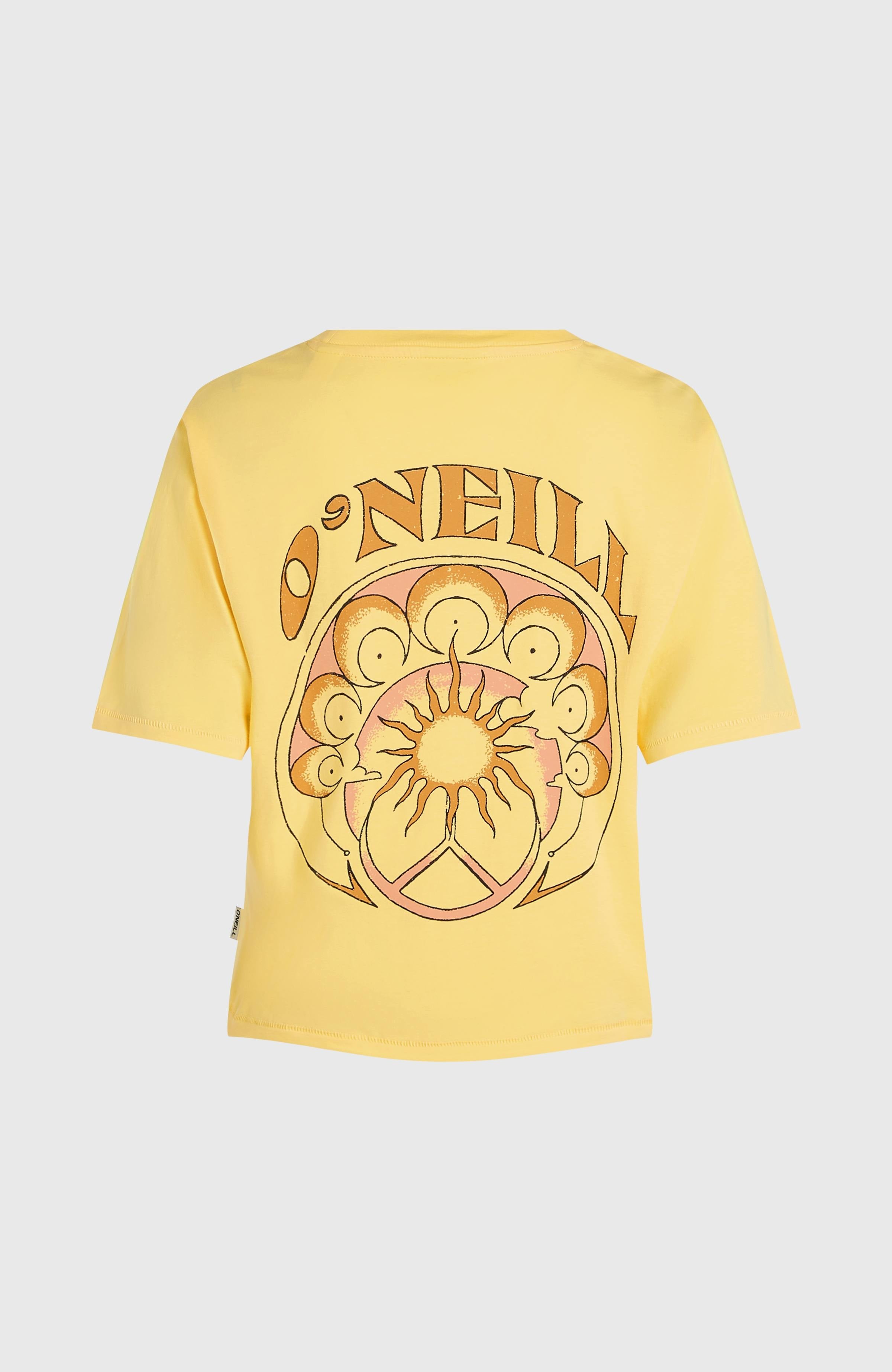 Summer Musthaves Back Print T-Shirt Women - Tender Buttercup