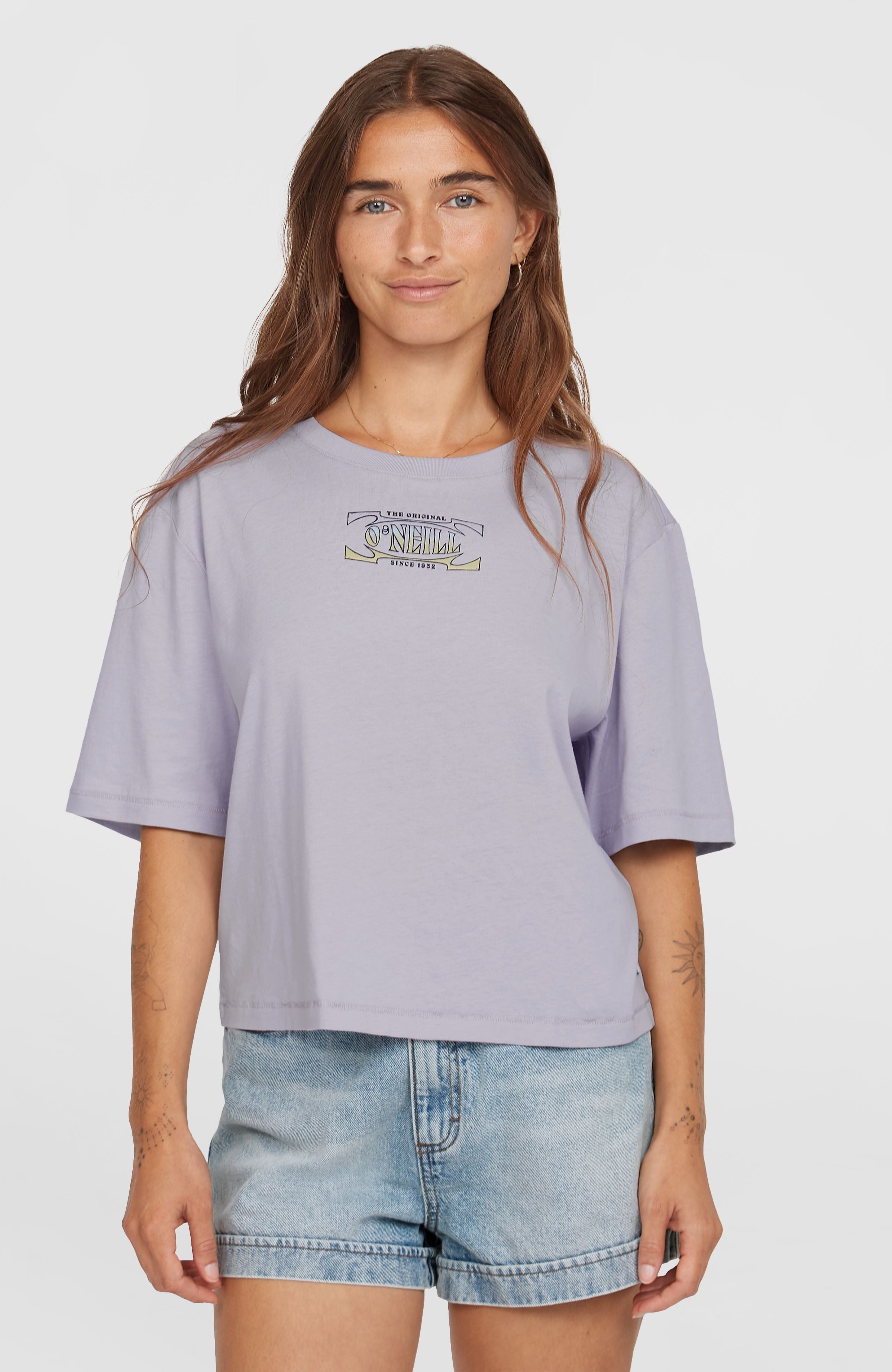 Summer Musthaves Back Print T-Shirt Women - Purple Gleam