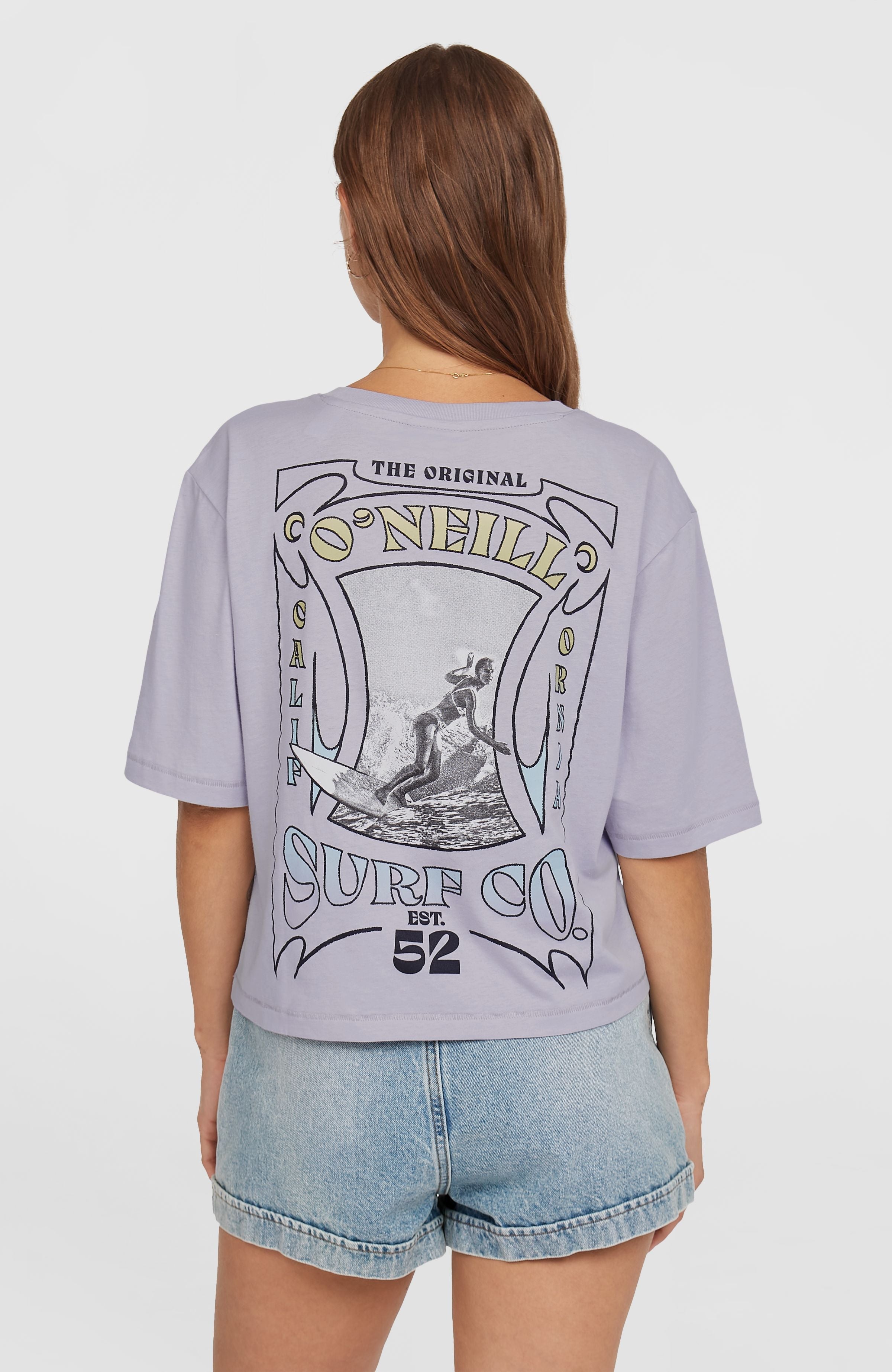 Summer Musthaves Back Print T-Shirt Women - Purple Gleam