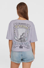 Summer Musthaves Back Print T-Shirt Women - Purple Gleam