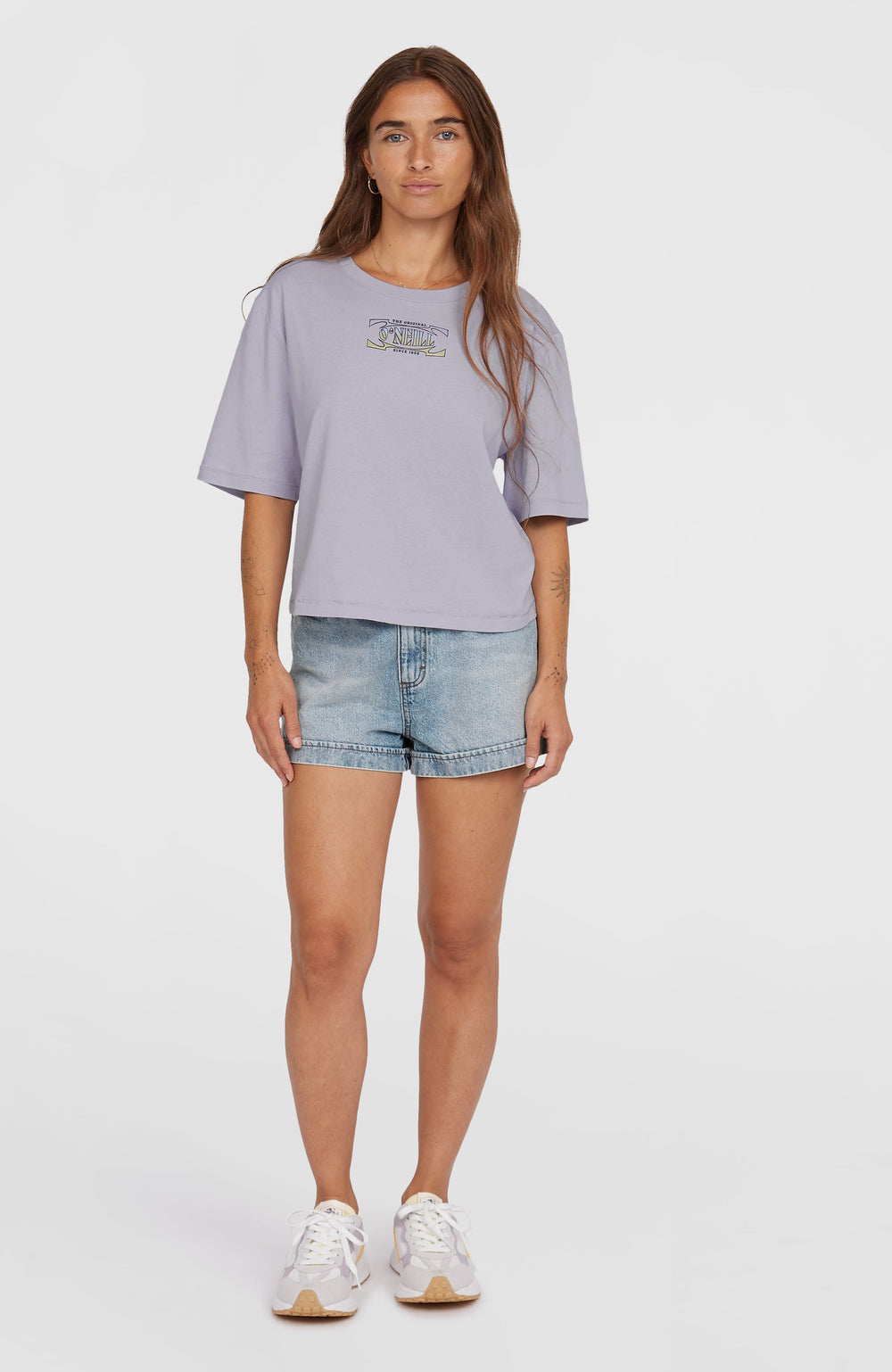 Summer Musthaves Back Print T-Shirt Women - Purple Gleam