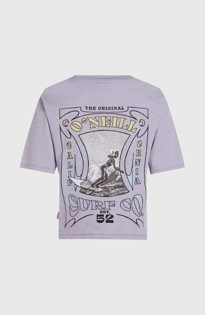 Summer Musthaves Back Print T-Shirt Women - Purple Gleam