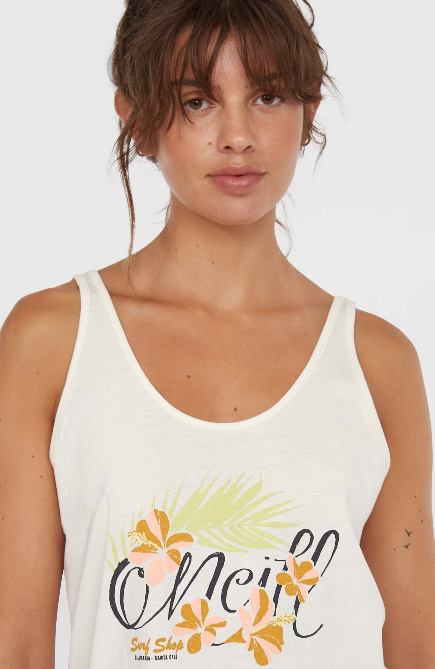 Luana Graphic Tank Top Women - Snow White