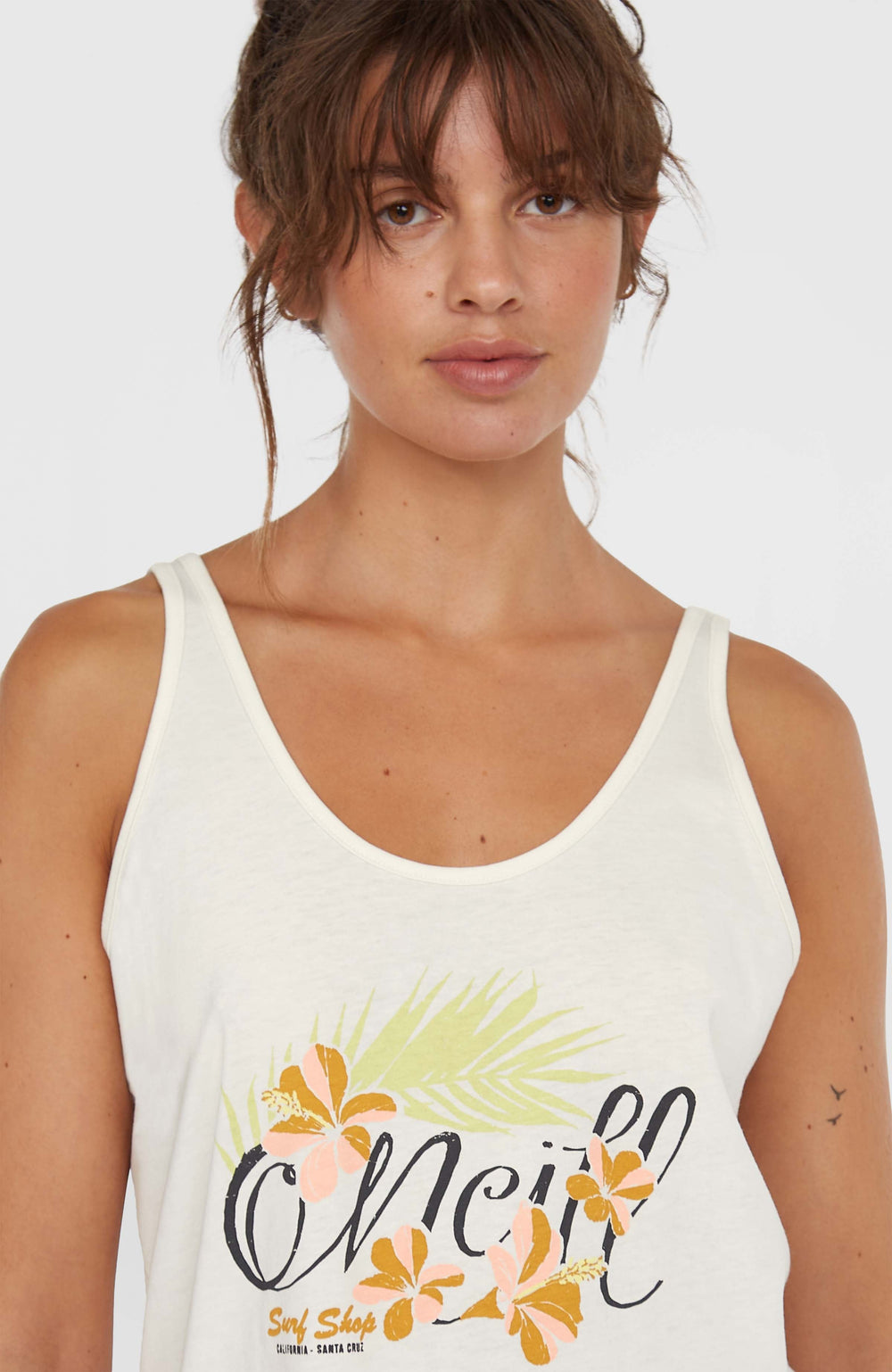 Luana Graphic Tank Top Women - Snow White