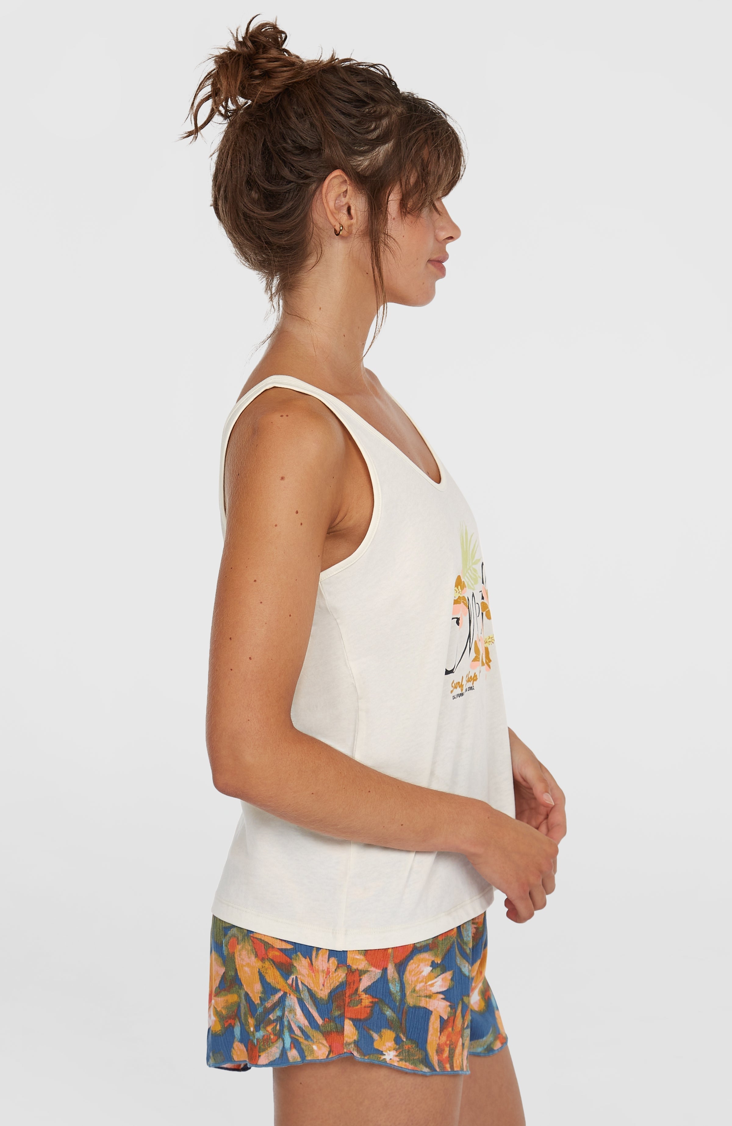 Luana Graphic Tank Top Women - Snow White
