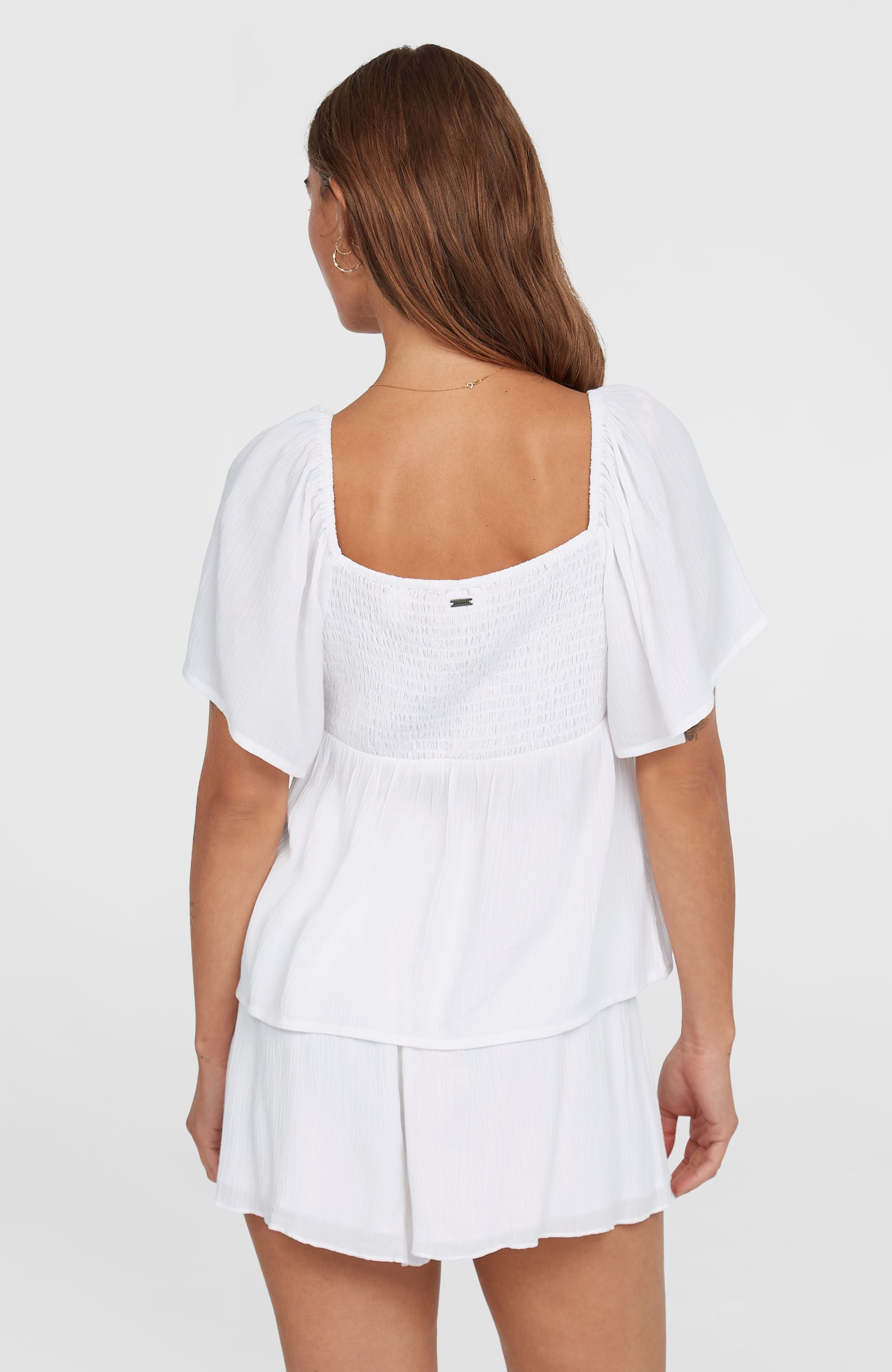 Huges Woven Top Women - Snow White