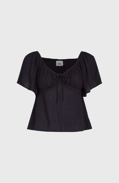 Huges Woven Top Women - Black Out