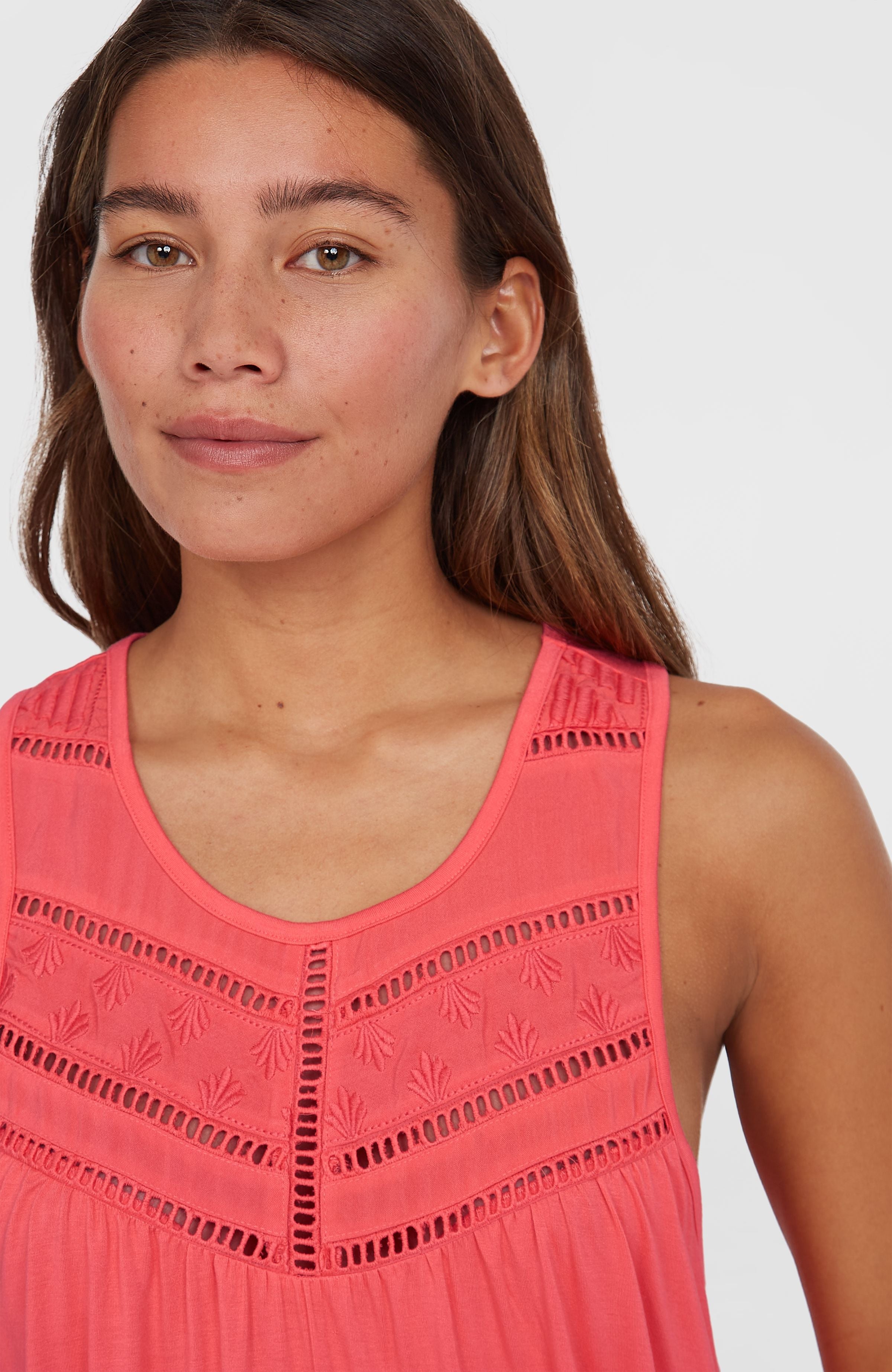 Essentials Tokeena Embroidery Tank Women - Froly