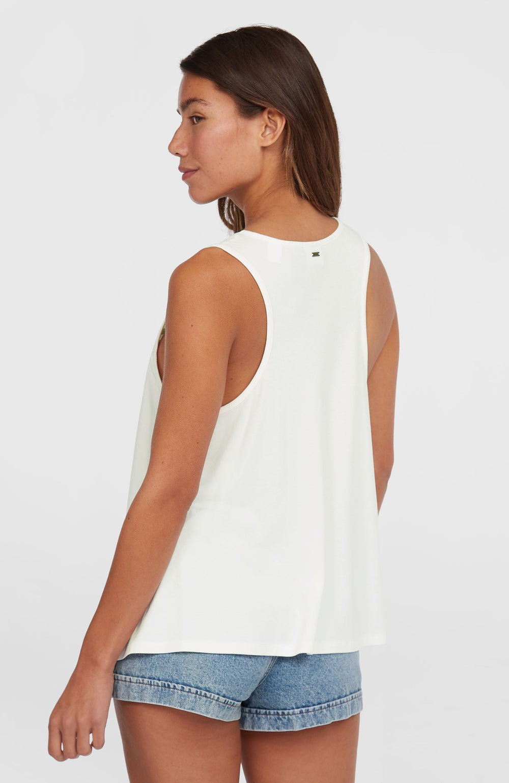 Essentials Tokeena Embroidery Tank Women - Snow White