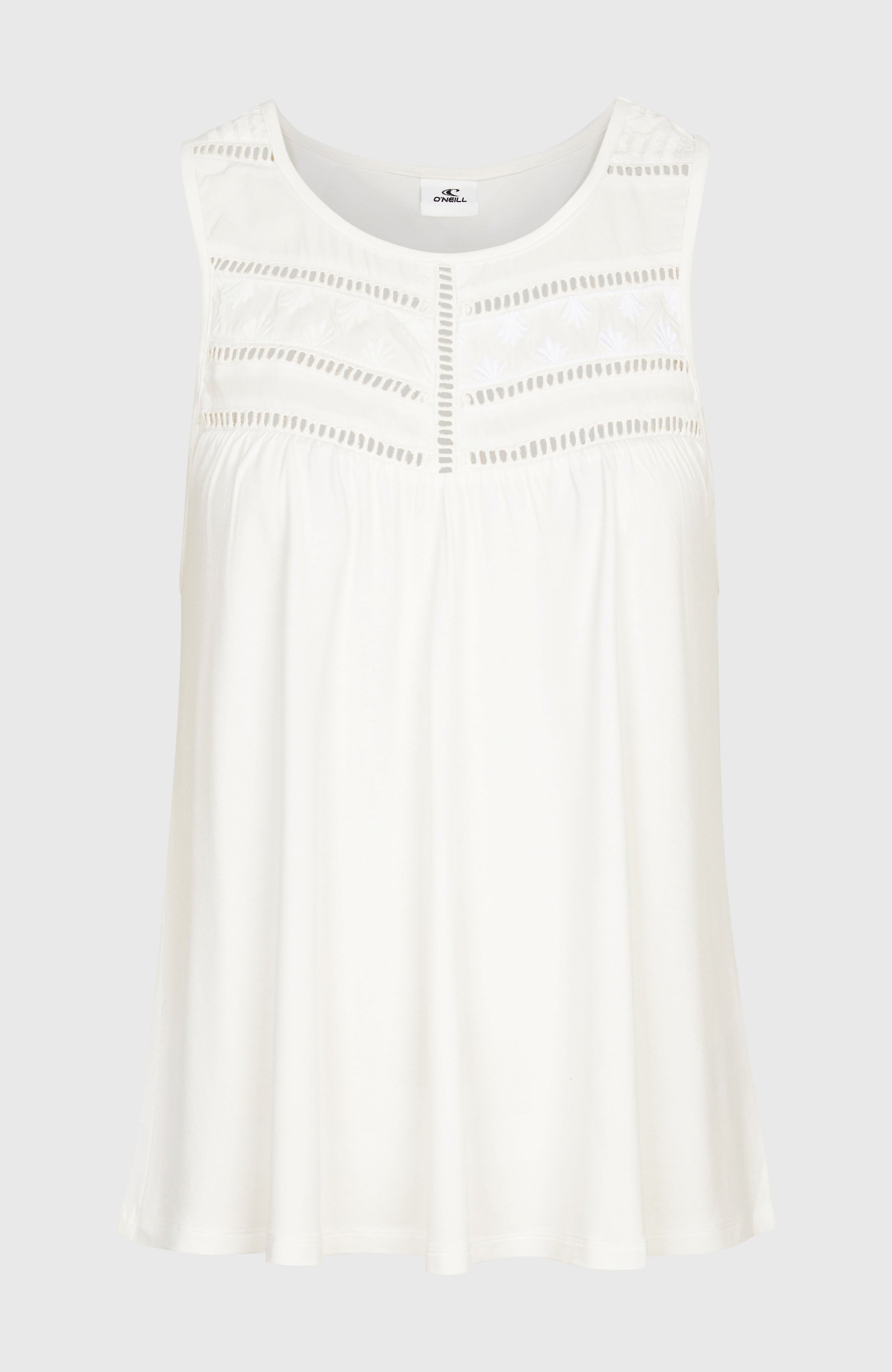 Essentials Tokeena Embroidery Tank Women - Snow White