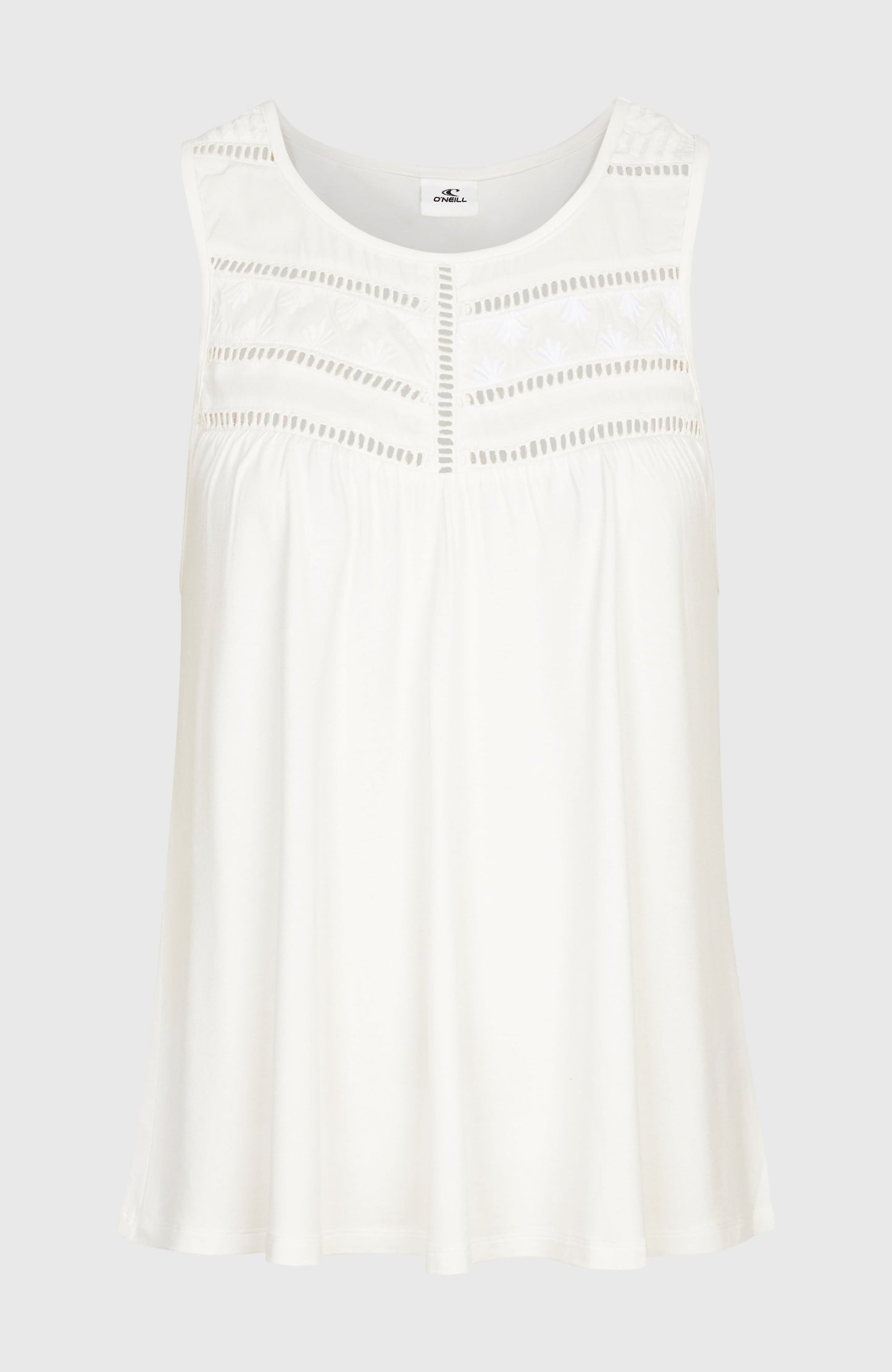 Essentials Tokeena Embroidery Tank Women - Snow White